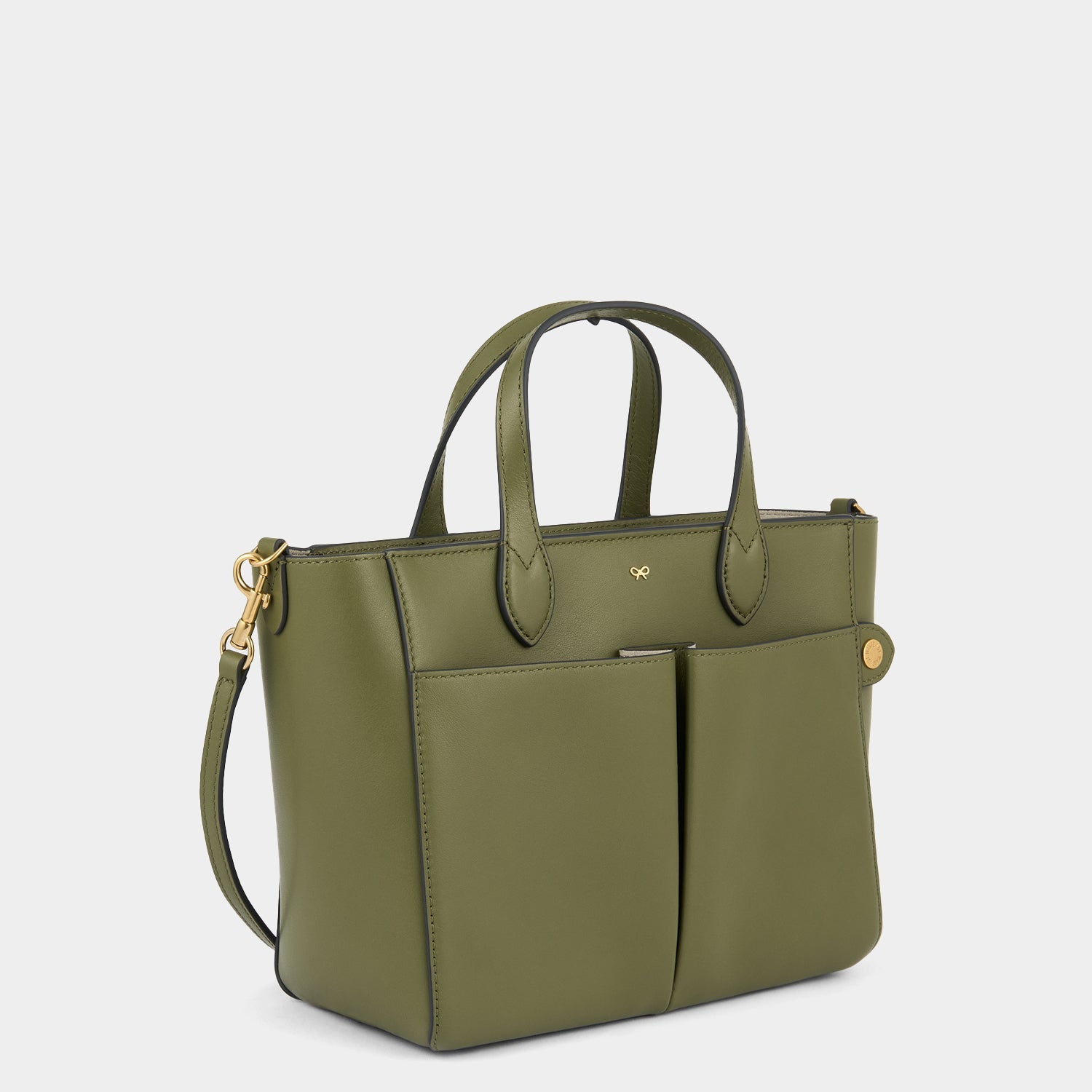 Nevis XS Tote -

          
            Smooth Leather in Light Olive -
          

          Anya Hindmarch US
