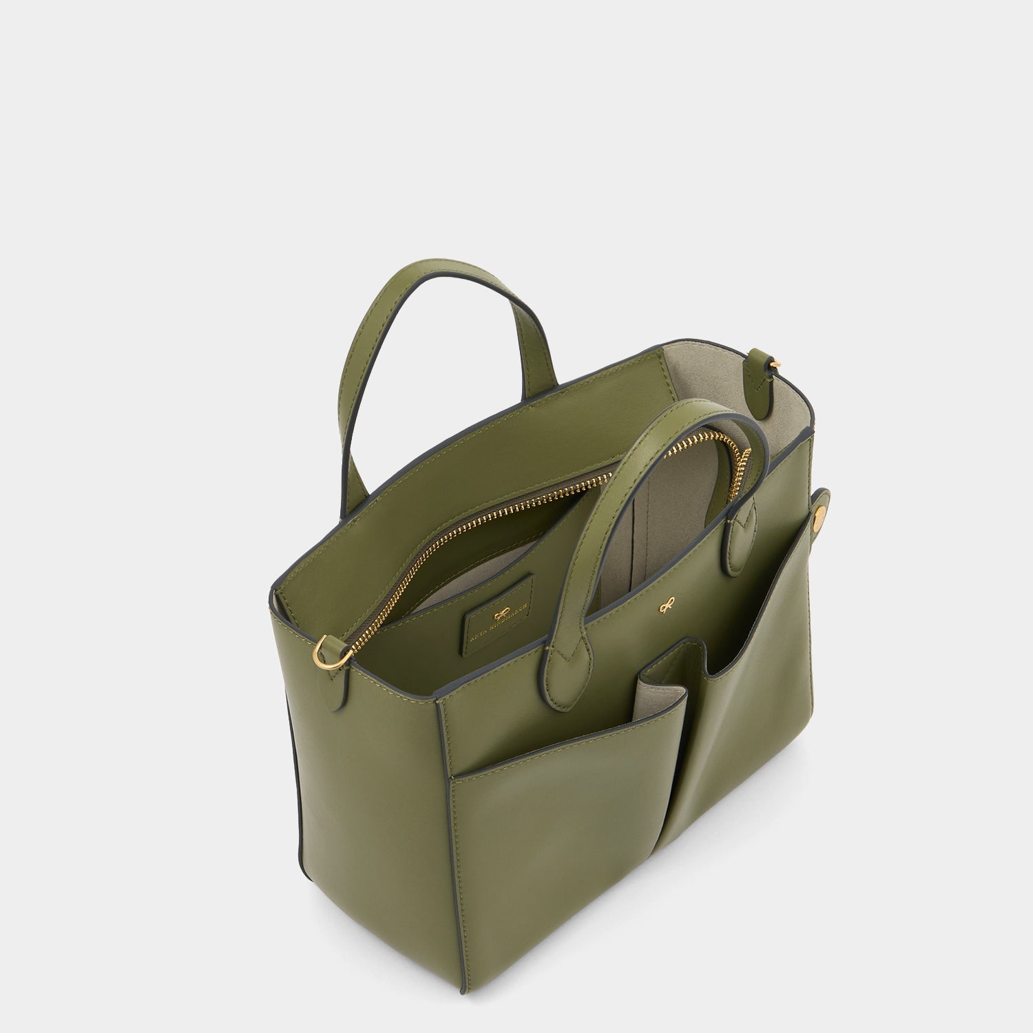 Nevis XS Tote -

          
            Smooth Leather in Light Olive -
          

          Anya Hindmarch US
