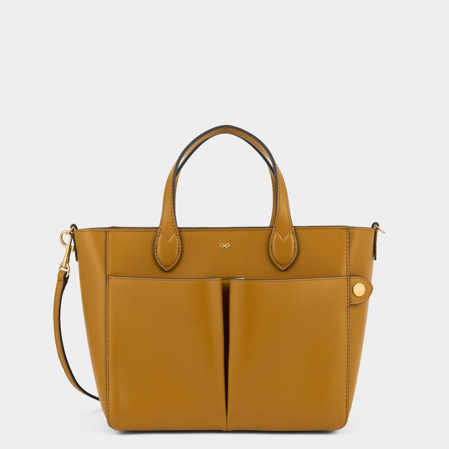 Nevis XS Tote -

          
            Smooth Leather in Tumeric -
          

          Anya Hindmarch US
