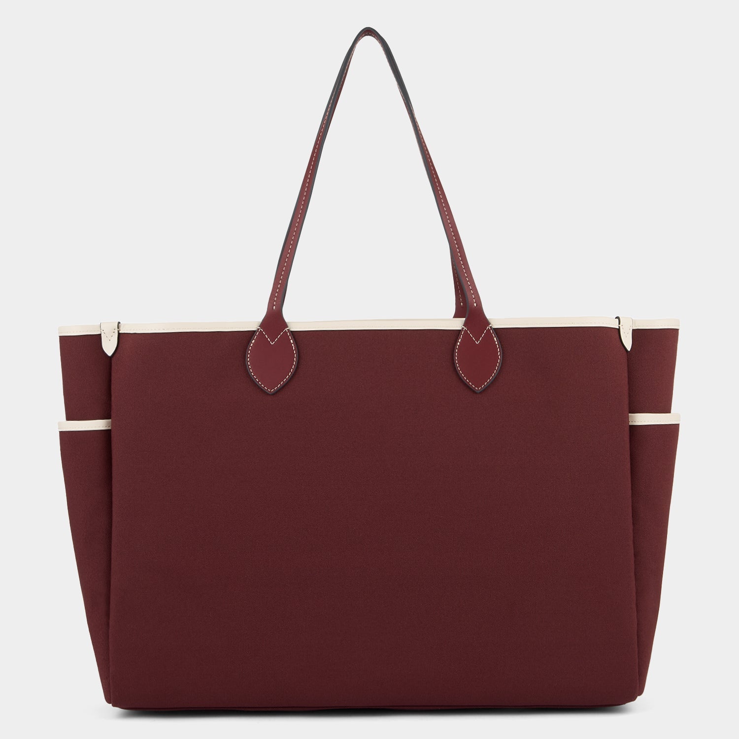 E/W Canvas Tote -

          
            Smooth Leather in Medium Red -
          

          Anya Hindmarch US
