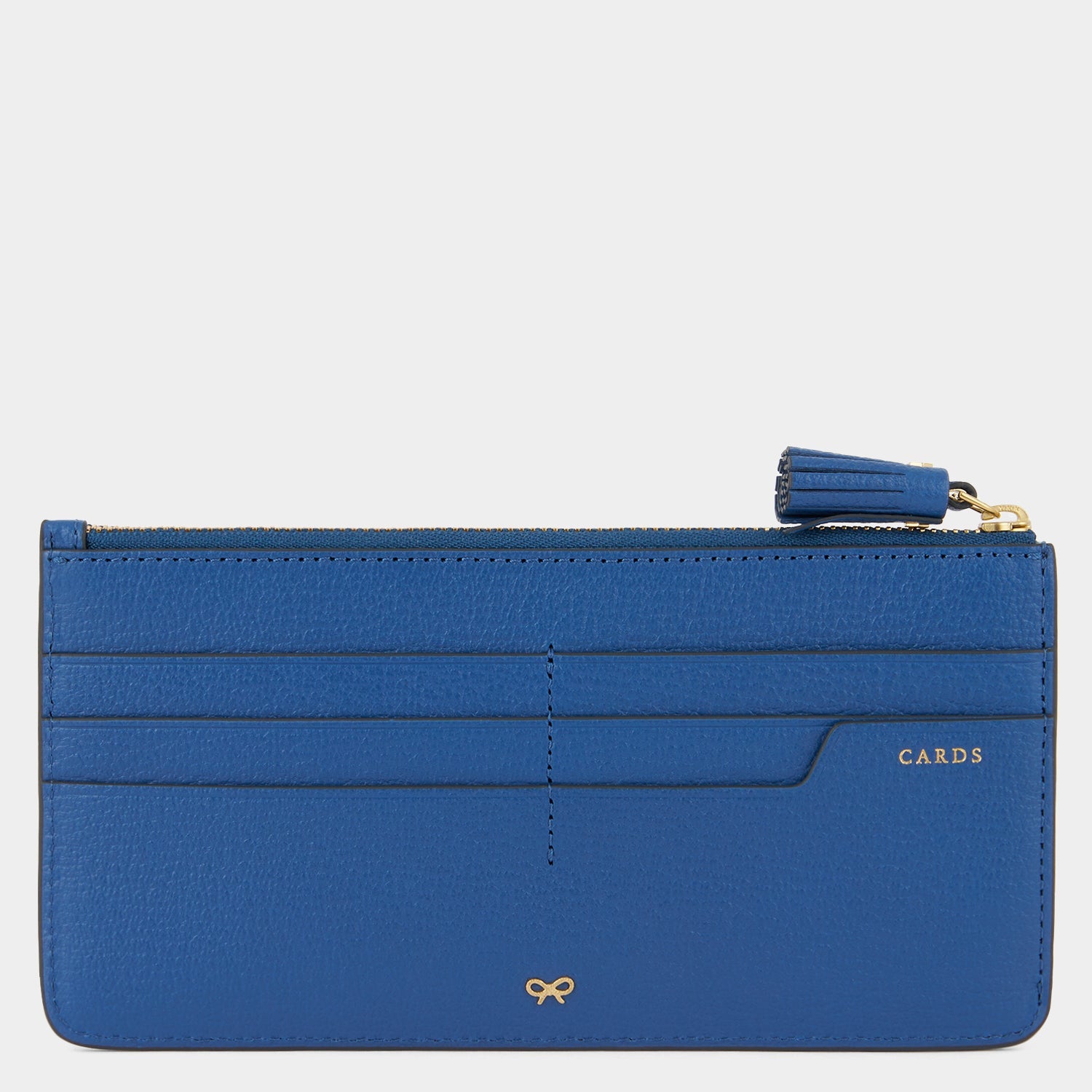 Envelope Slim Zip Wallet -

          
            Capra Leather in Blueberry -
          

          Anya Hindmarch US
