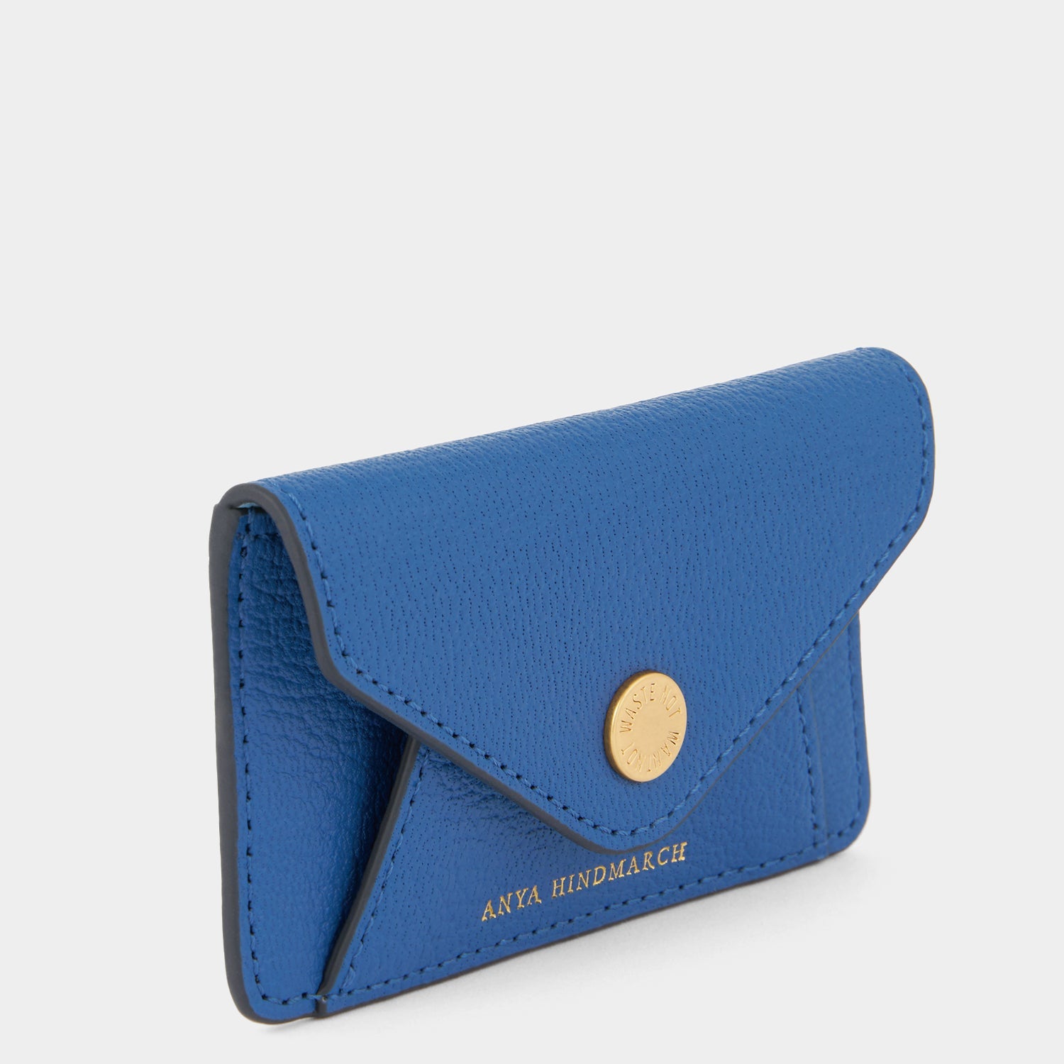 Envelope Purse Phone Sticker -

          
            Capra Leather in Blueberry -
          

          Anya Hindmarch US
