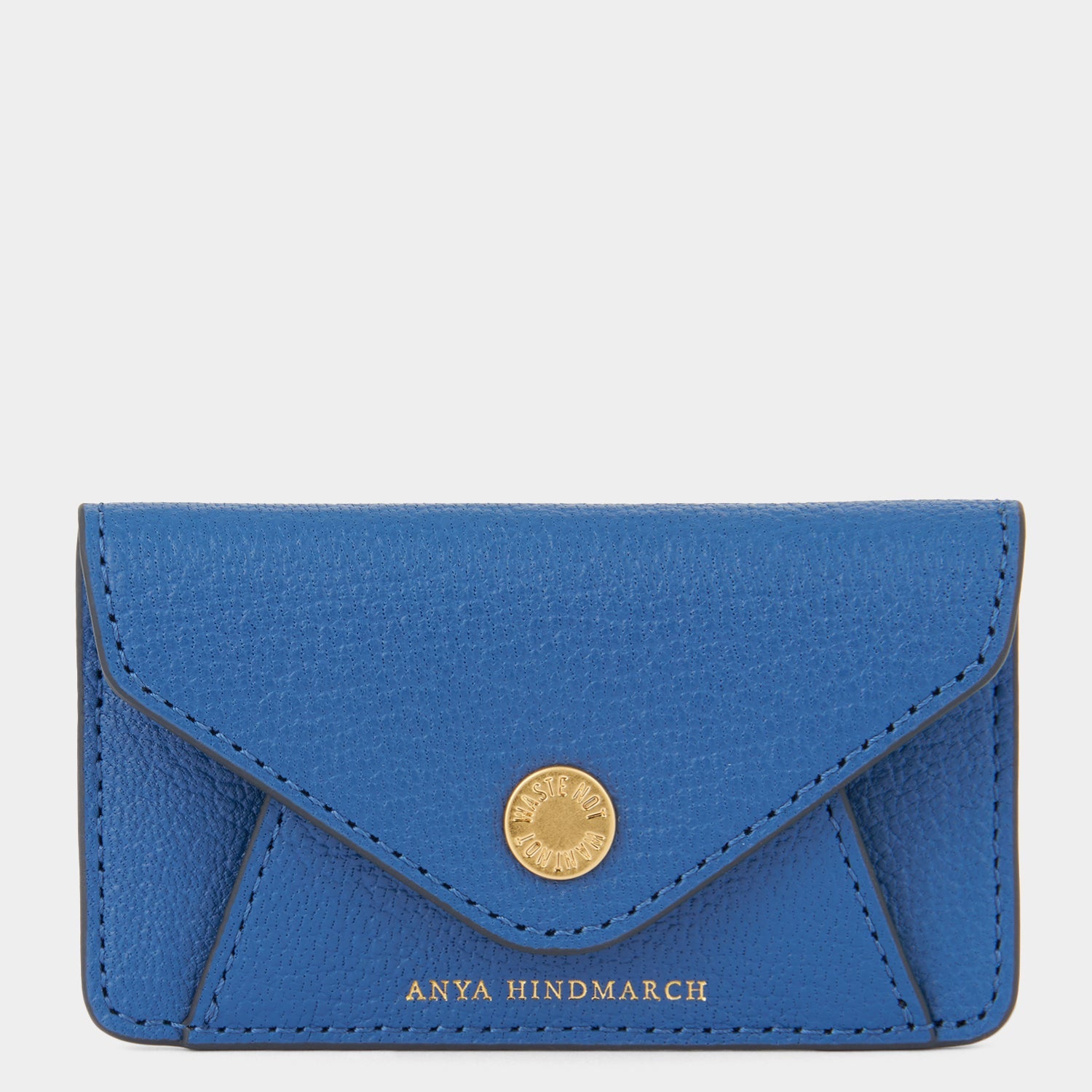 Envelope Purse Phone Sticker -

          
            Capra Leather in Blueberry -
          

          Anya Hindmarch US
