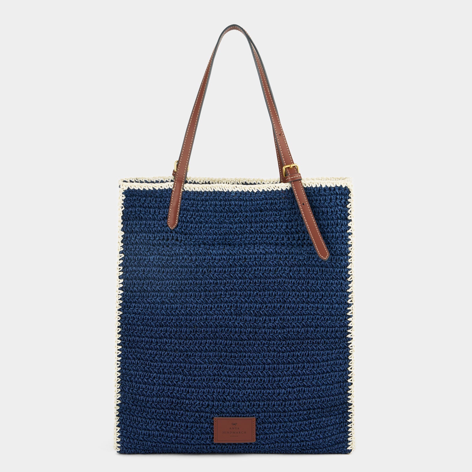 Anya Brands Ever Ready Raffia Tote -

          
            Paper Raffia in Dark Blue -
          

          Anya Hindmarch US
