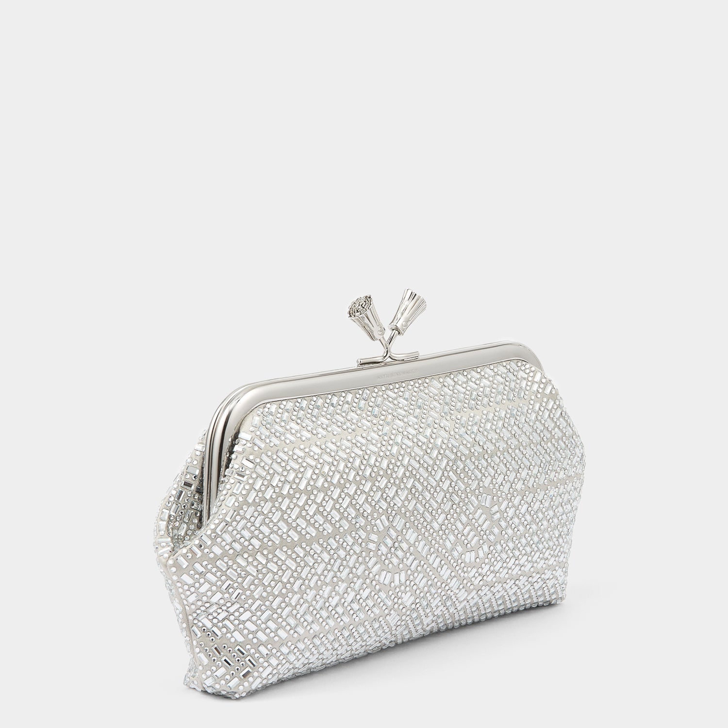 Maud Neeson Crystal Tassel Clutch -

          
            Crystals in Silver -
          

          Anya Hindmarch US
