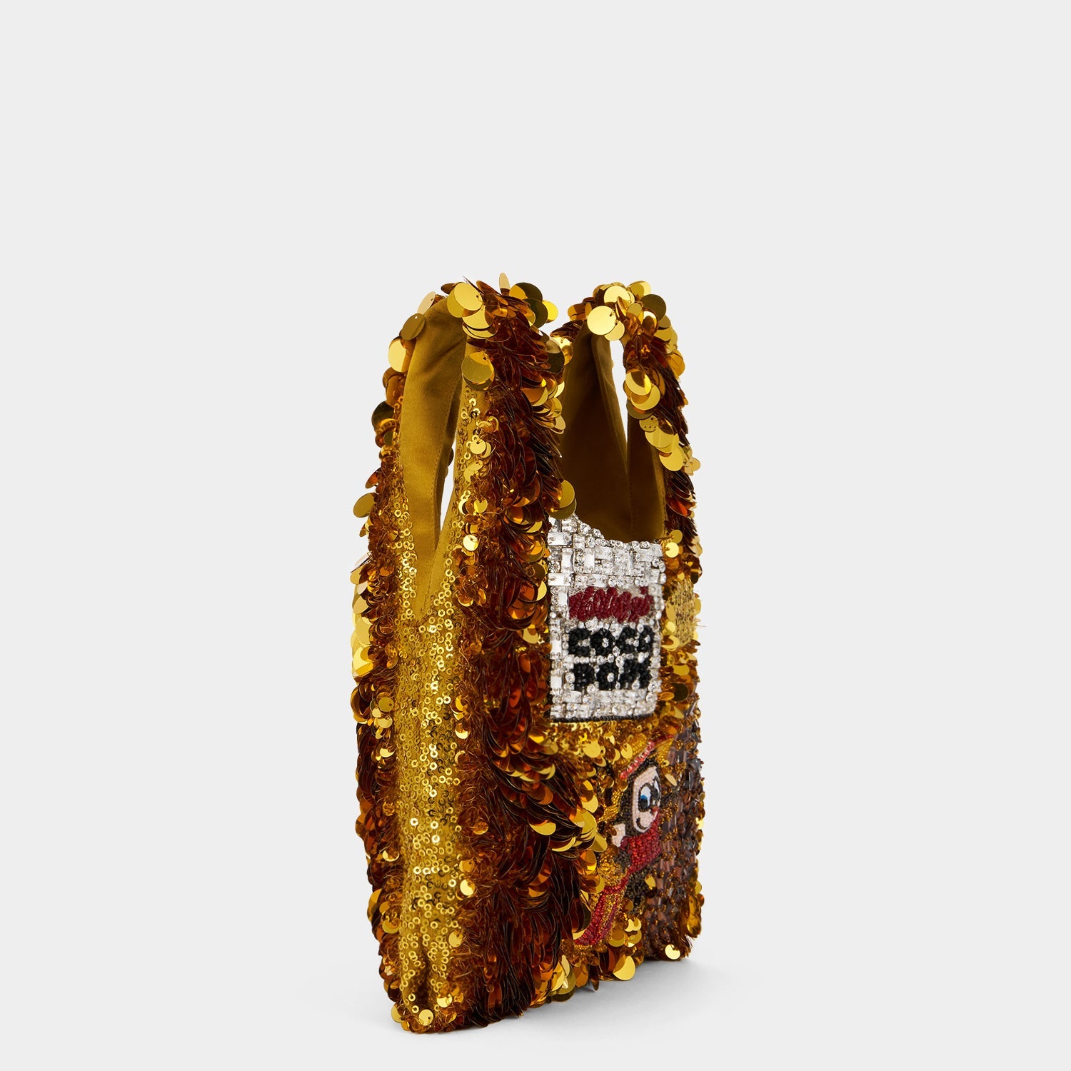 Anya Brands Coco Pops Mini Tote -

          
            Sequins in Old Gold -
          

          Anya Hindmarch US
