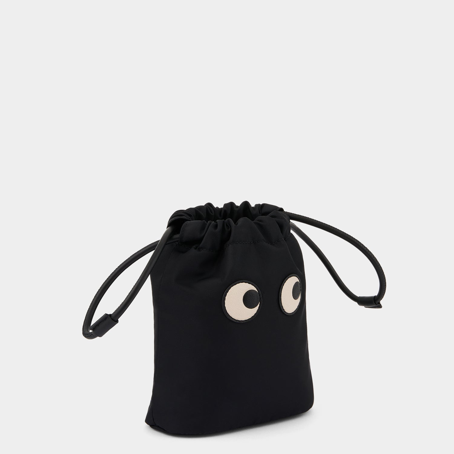 Eyes Drawstring Pouch -

          
            Regenerated ECONYL® in Black -
          

          Anya Hindmarch US
