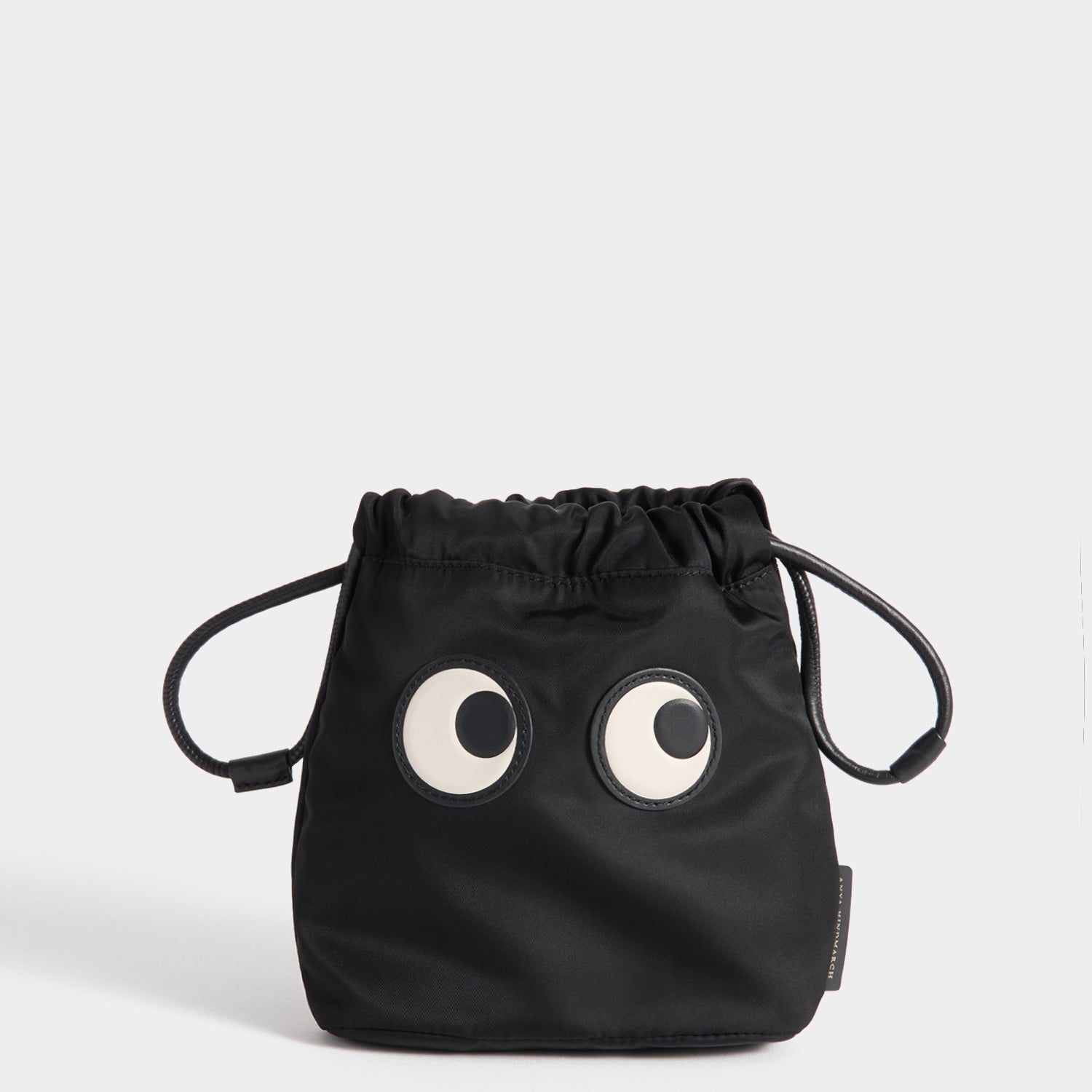 Eyes Drawstring Pouch -

          
            Regenerated ECONYL® in Black -
          

          Anya Hindmarch US
