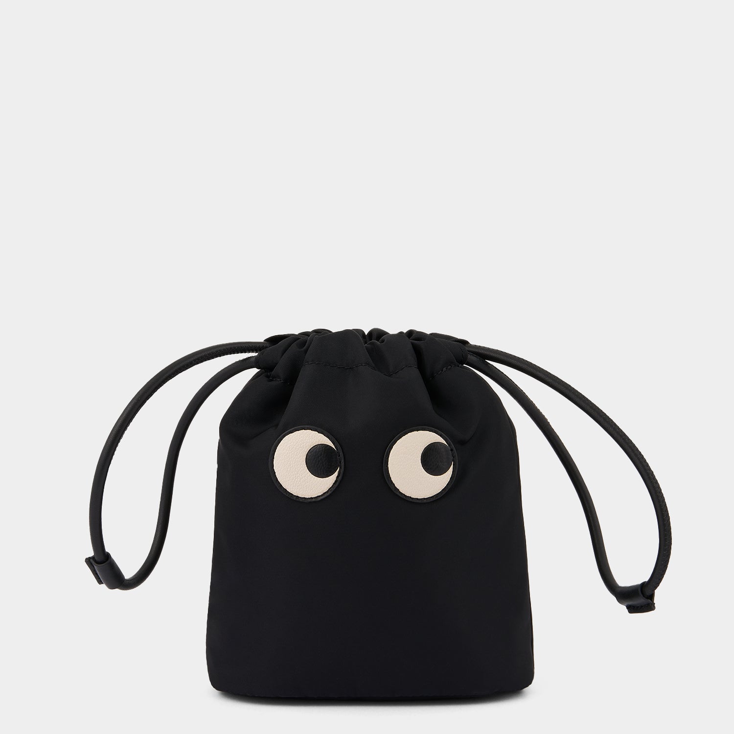 Eyes Drawstring Pouch -

          
            Regenerated ECONYL® in Black -
          

          Anya Hindmarch US
