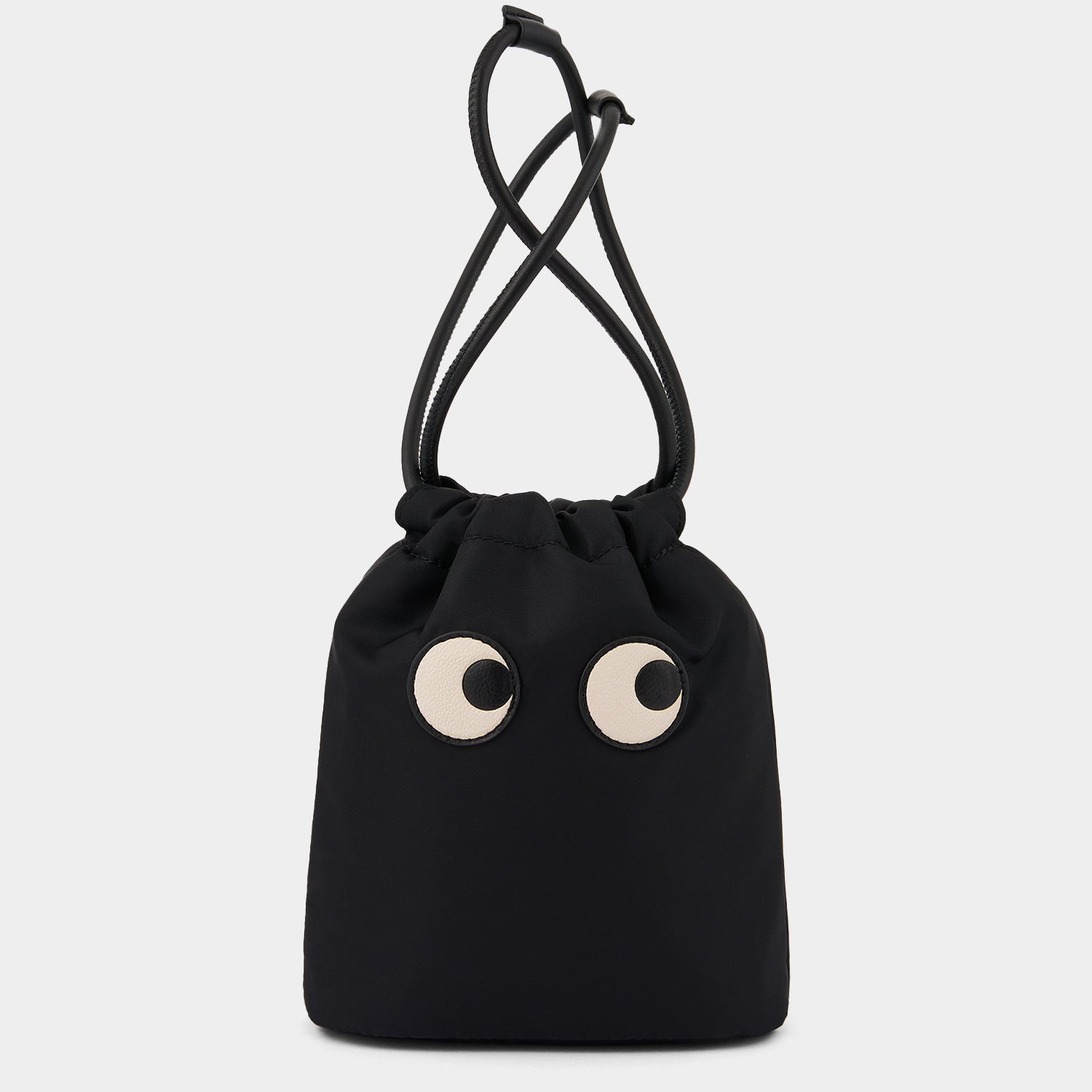 Eyes Drawstring Pouch -

          
            Regenerated ECONYL® in Black -
          

          Anya Hindmarch US
