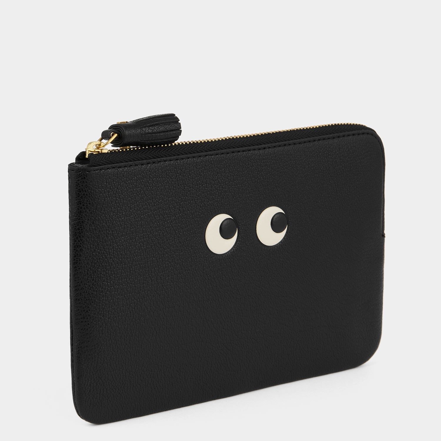 Eyes Loose Pocket -

          
            Capra Leather in Black -
          

          Anya Hindmarch US
