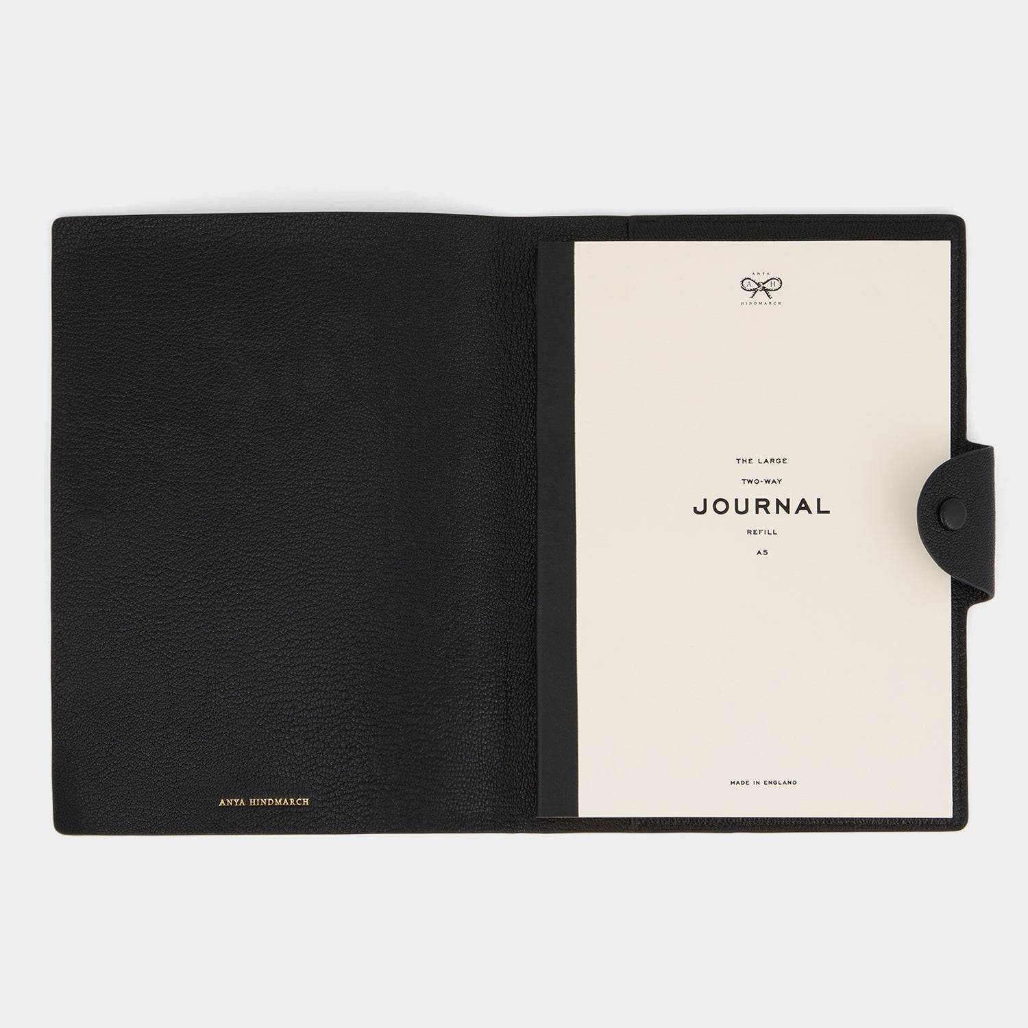 Eyes A5 Journal -

                  
                    Capra Leather in Black -
                  

                  Anya Hindmarch US
