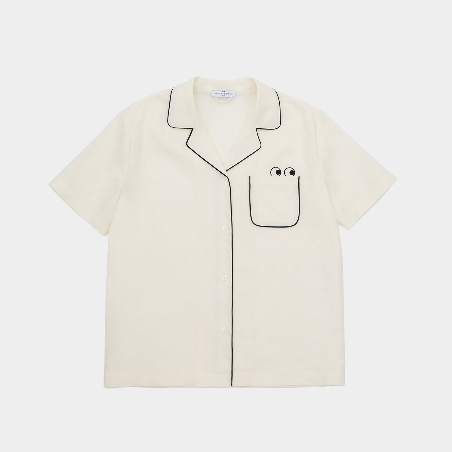 Eyes Short Linen Pyjamas -

          
            Linen in Chalk -
          

          Anya Hindmarch US
