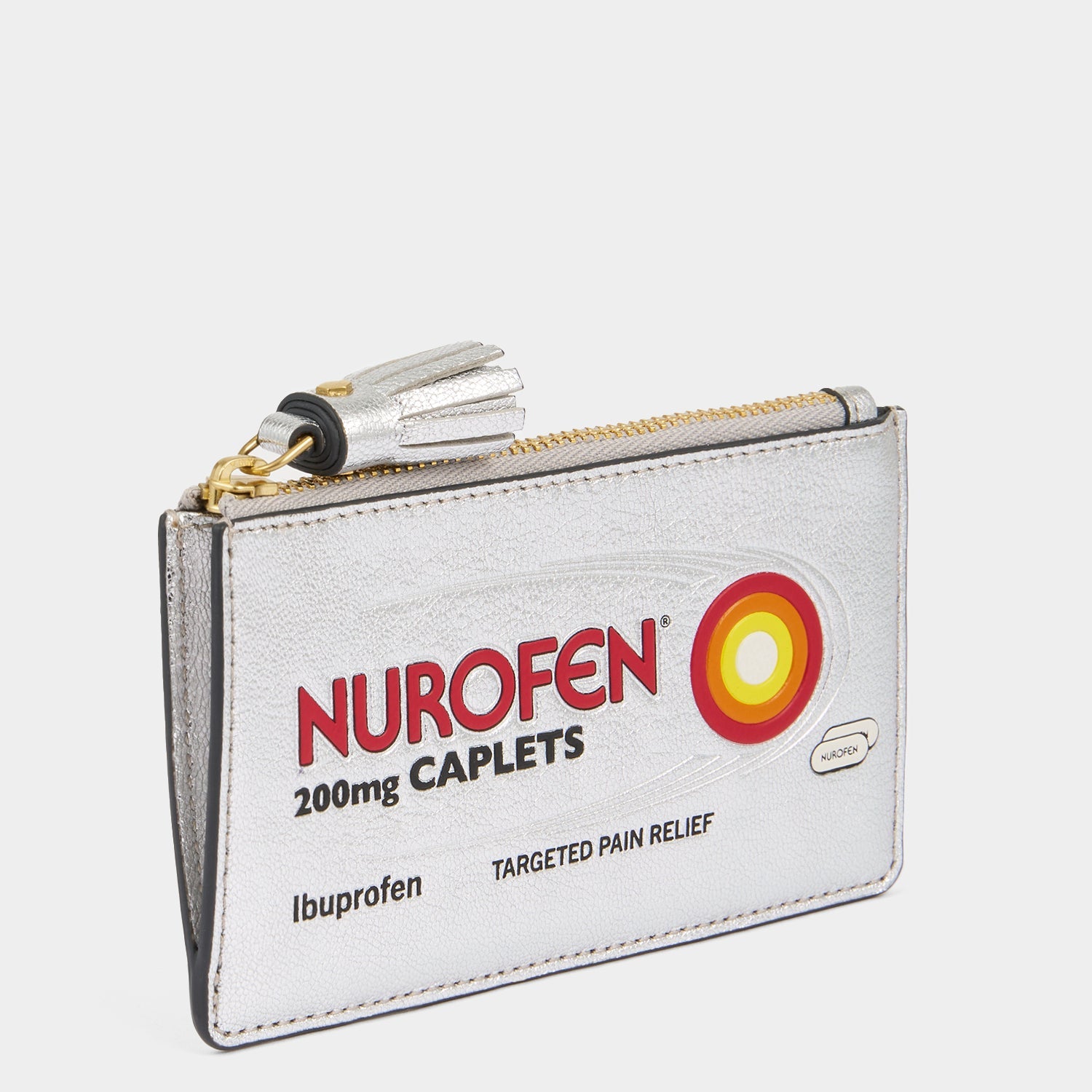 Anya Brands Nurofen Zip Card Case -

                  
                    Capra Leather in Metallic Silver -
                  

                  Anya Hindmarch US

