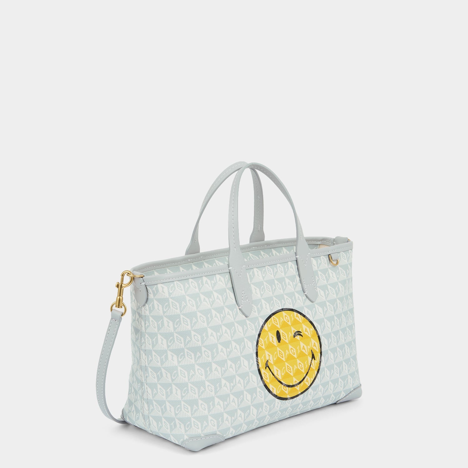 I Am A Plastic Bag XS Wink Zipped Cross-body Tote -

          
            Recycled Canvas in Frost -
          

          Anya Hindmarch US
