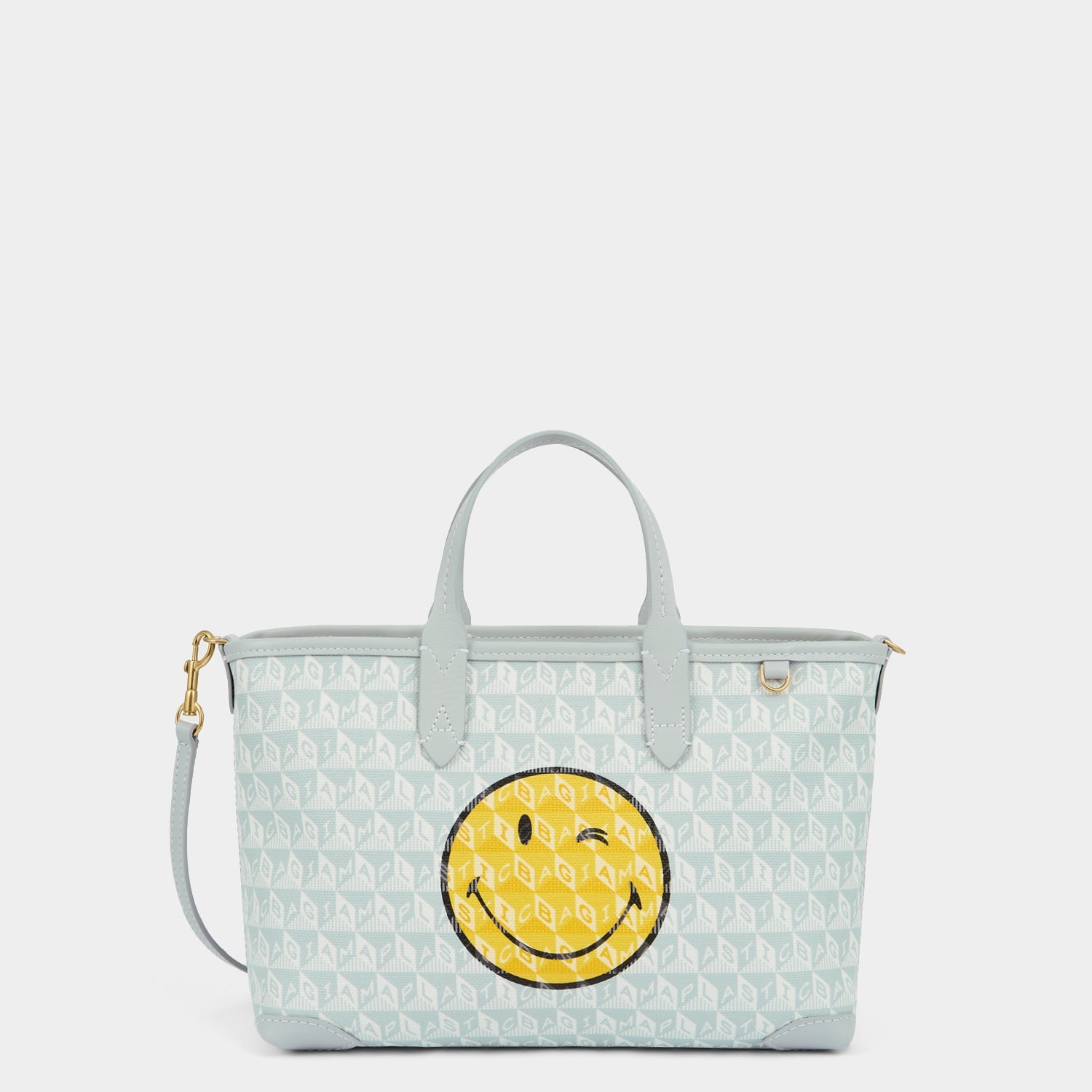 I Am A Plastic Bag XS Wink Zipped Cross-body Tote -

          
            Recycled Canvas in Frost -
          

          Anya Hindmarch US
