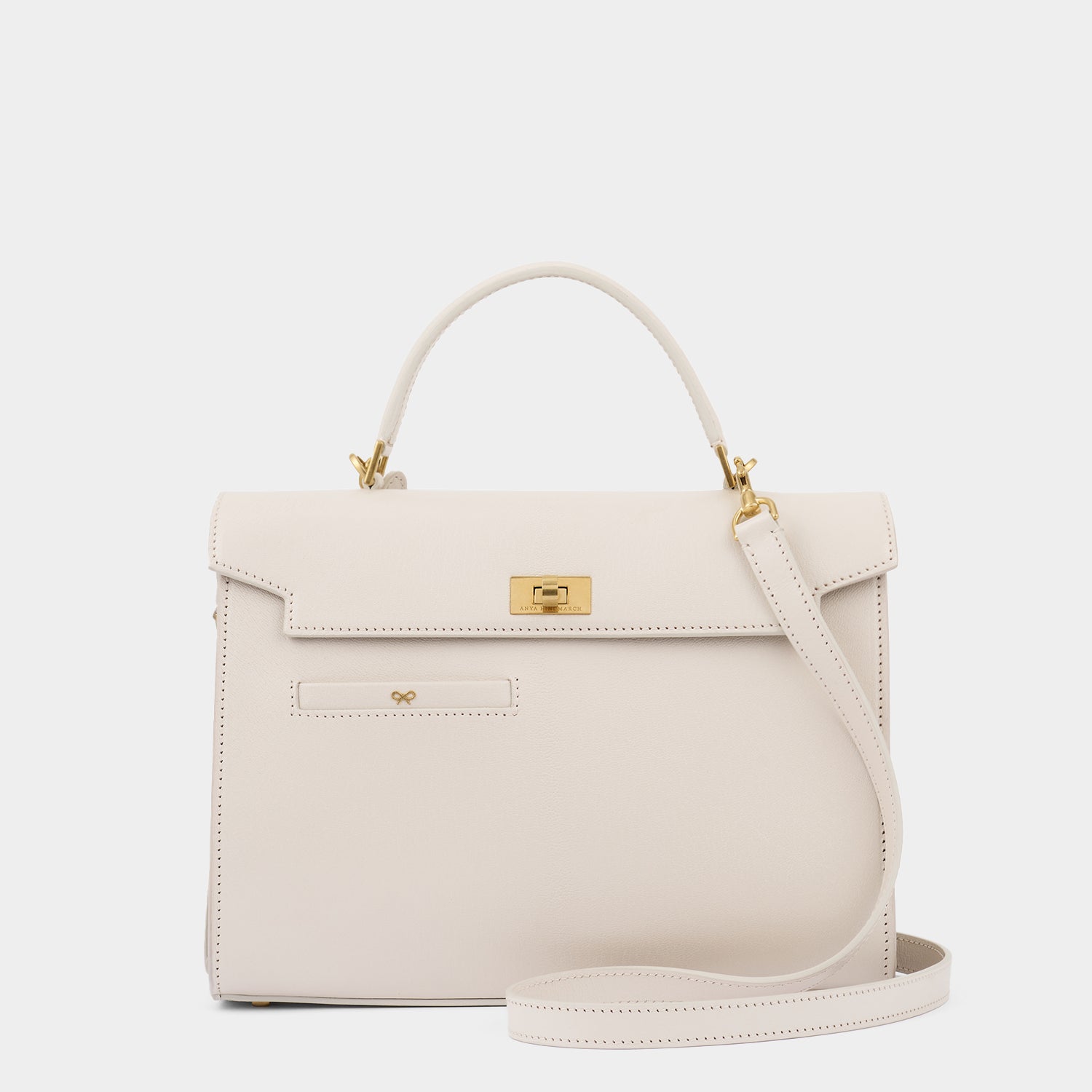 Mortimer Top Handle -

          
            Leather in Chalk -
          

          Anya Hindmarch US
