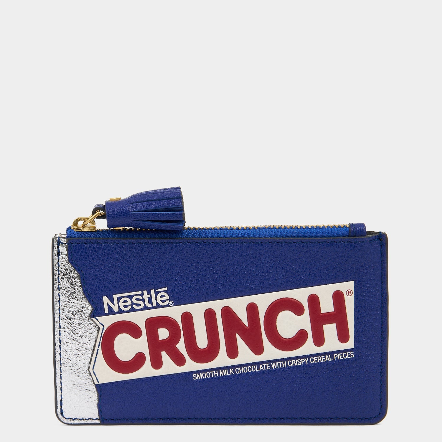 Anya Brands Crunch Zip Card Case -

                  
                    Capra Leather in Metallic Dark Blue -
                  

                  Anya Hindmarch US
