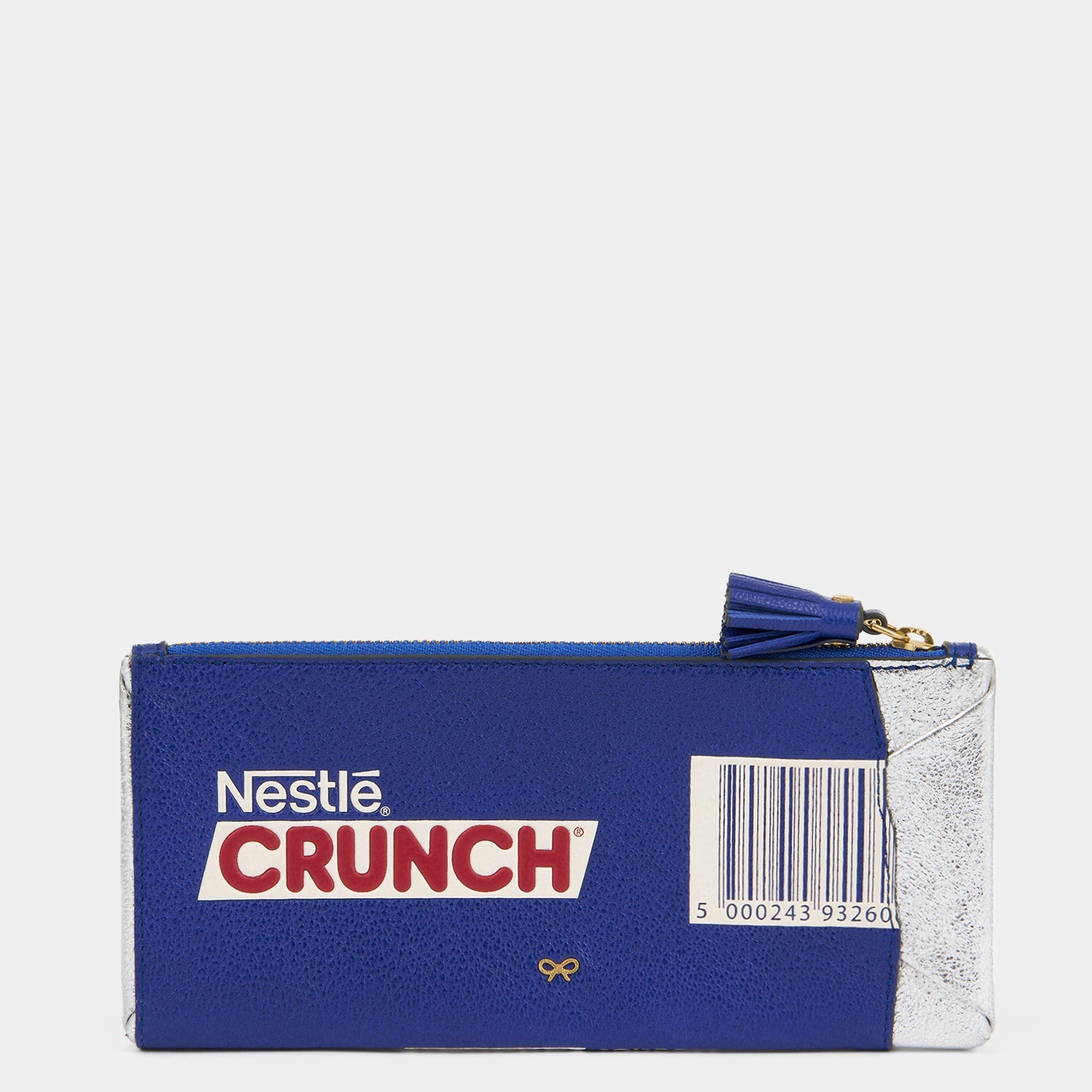 Anya Brands Crunch Pencil Case -

          
            Capra Leather in Metallic Dark Blue -
          

          Anya Hindmarch US
