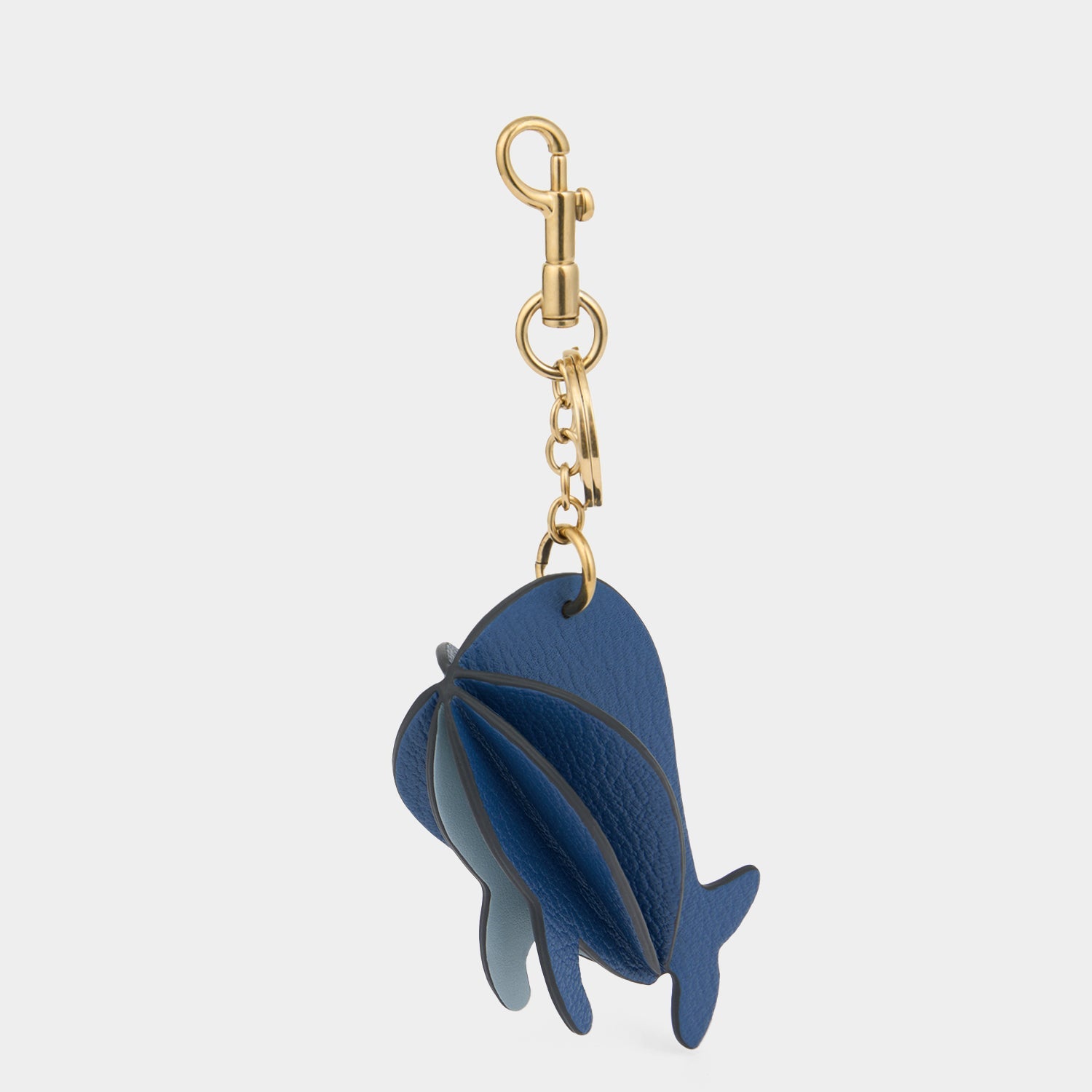 Whale Charm -

          
            Capra Leather in Blueberry -
          

          Anya Hindmarch US
