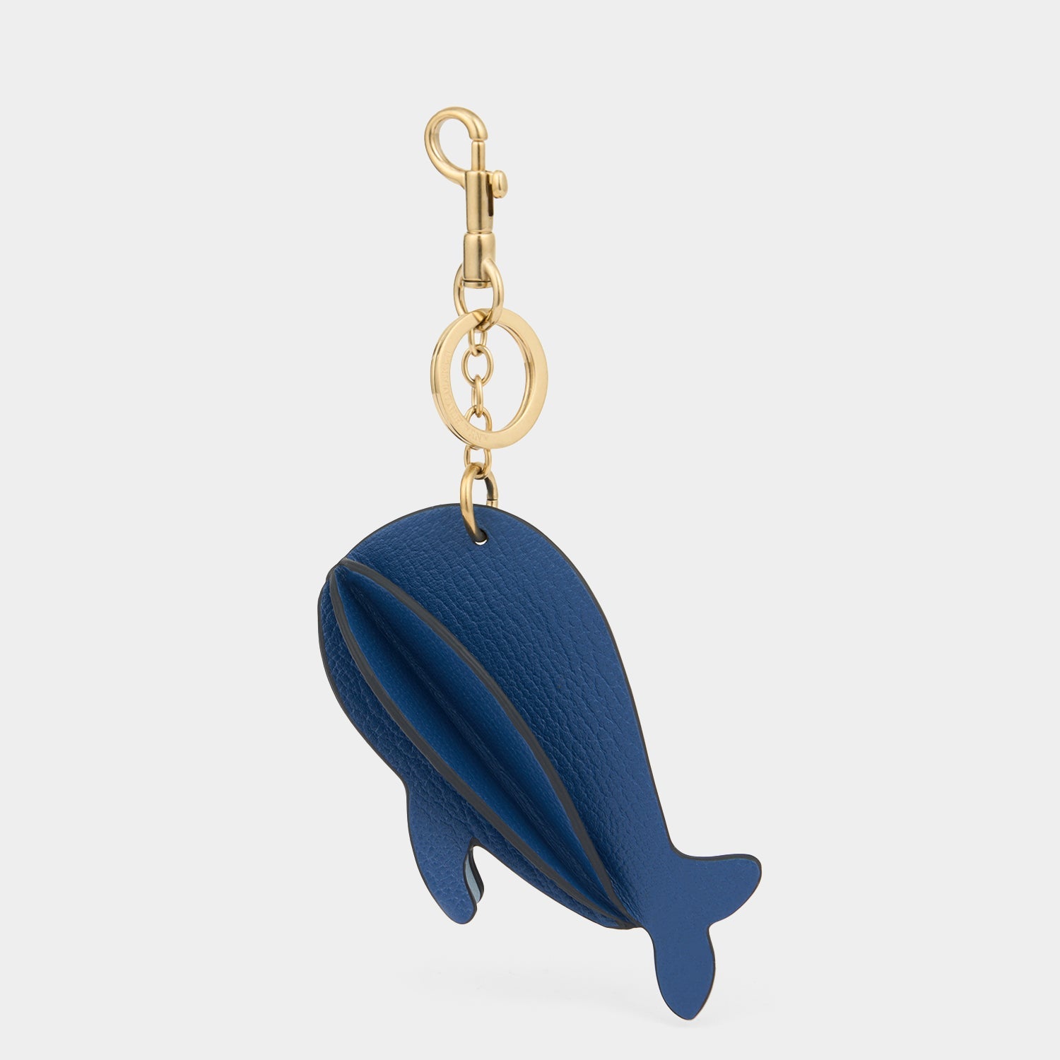 Whale Charm -

          
            Capra Leather in Blueberry -
          

          Anya Hindmarch US
