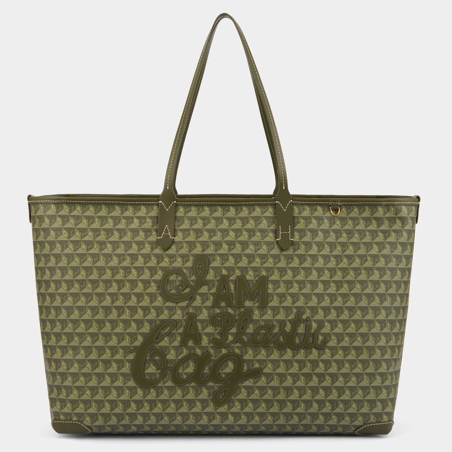 I Am A Plastic Bag Zipped Motif Tote -

          
            Recycled Canvas in Fern -
          

          Anya Hindmarch US
