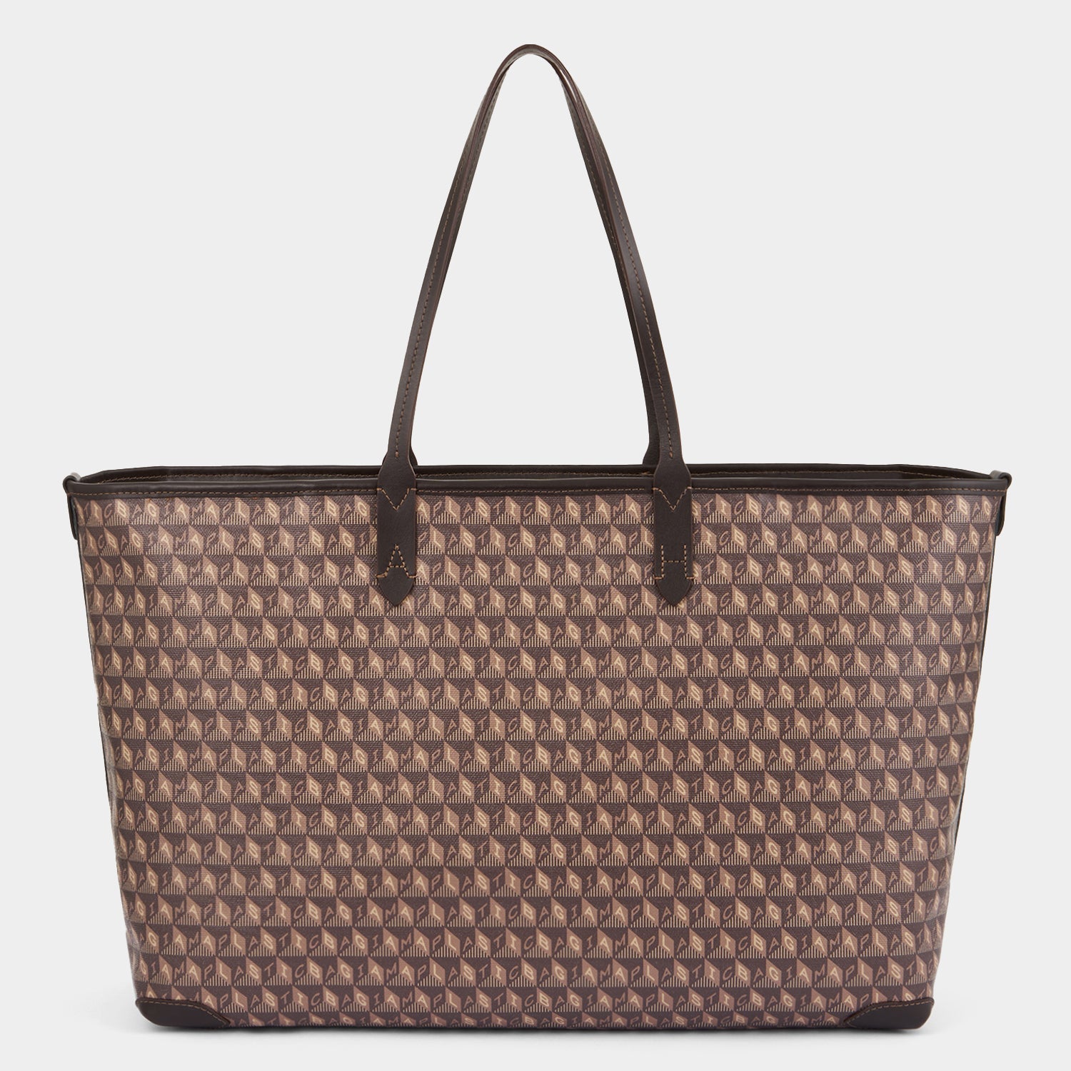 I Am A Plastic Bag Zipped Motif Tote -

          
            Recycled Canvas in Truffle -
          

          Anya Hindmarch US
