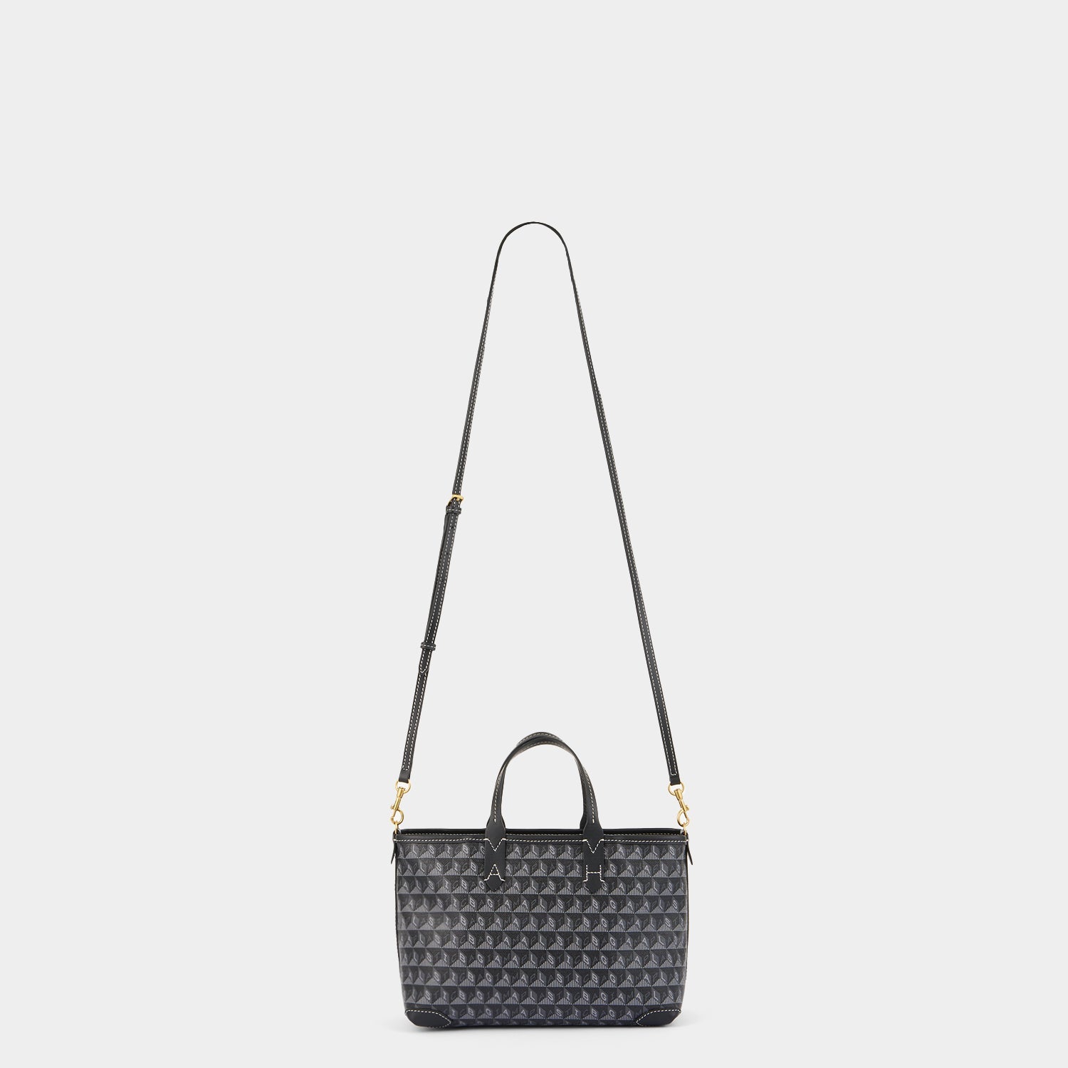 I Am A Plastic Bag XS Zipped Motif Cross-body Tote -

          
            Recycled Canvas in Black -
          

          Anya Hindmarch US
