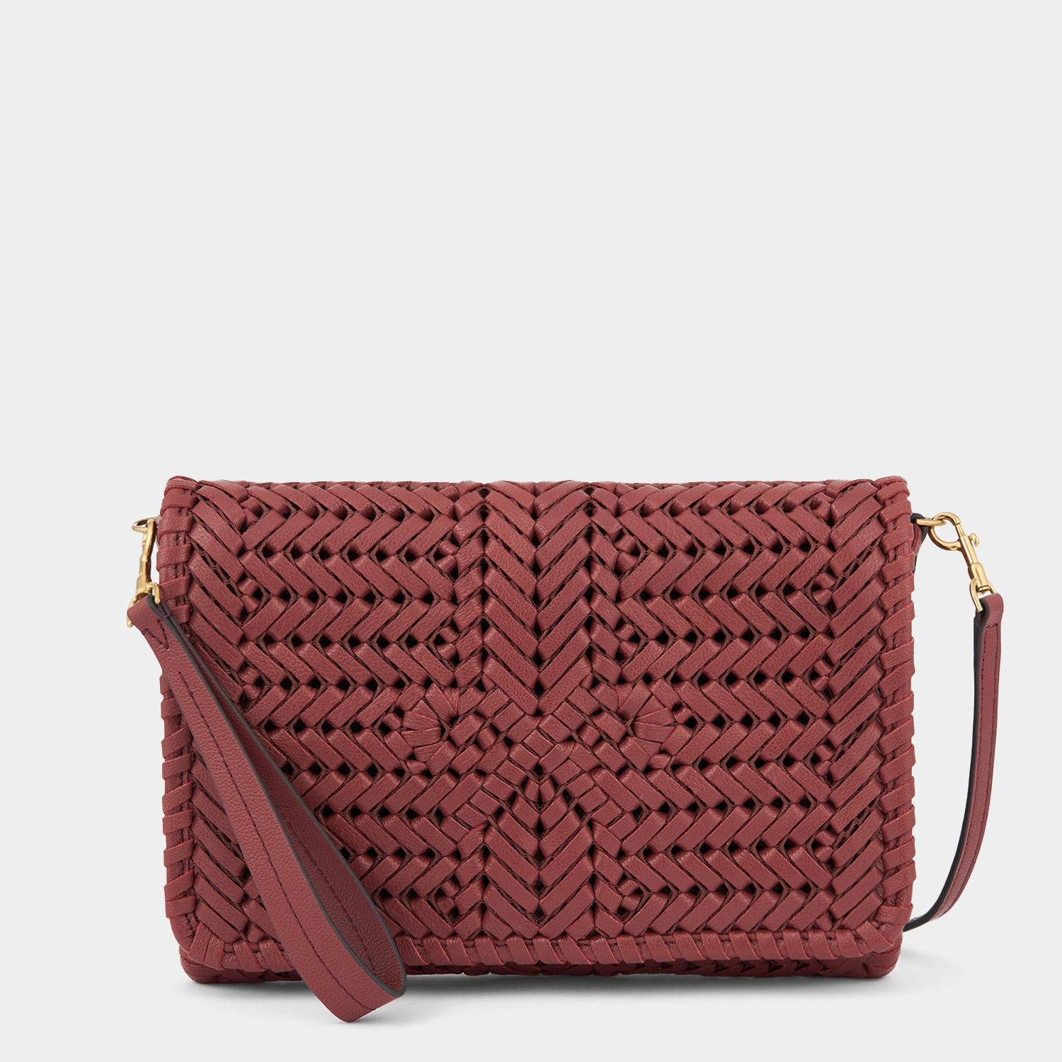 Neeson Cross-body -

          
            Capra Leather in Damson -
          

          Anya Hindmarch US
