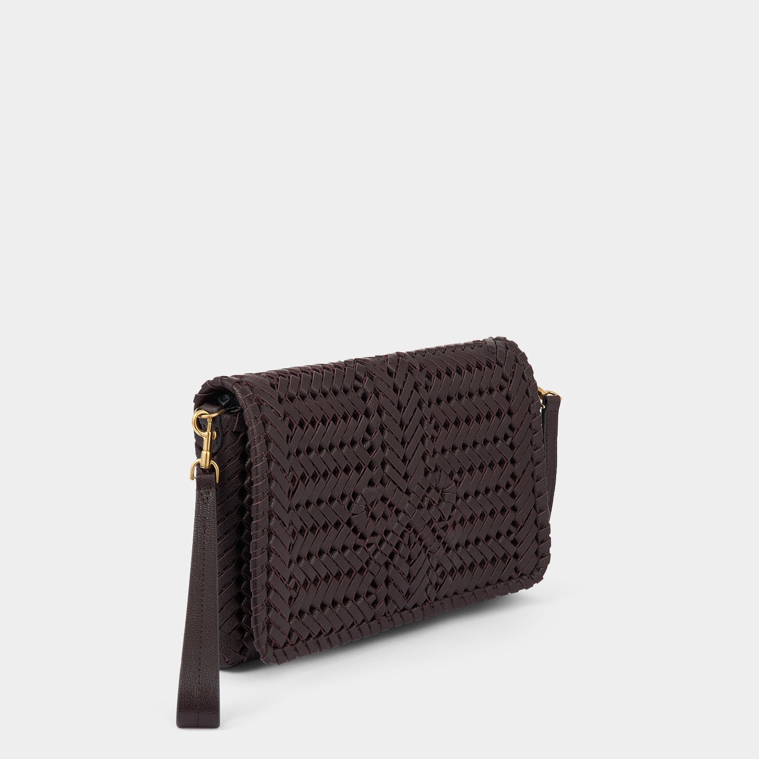 Neeson Cross-body -

          
            Capra Leather in Grape -
          

          Anya Hindmarch US
