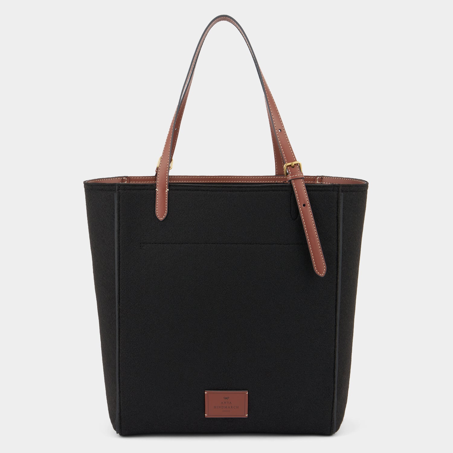 Small N/S Eyes Felt Tote -

          
            Wool Felt in Black -
          

          Anya Hindmarch US
