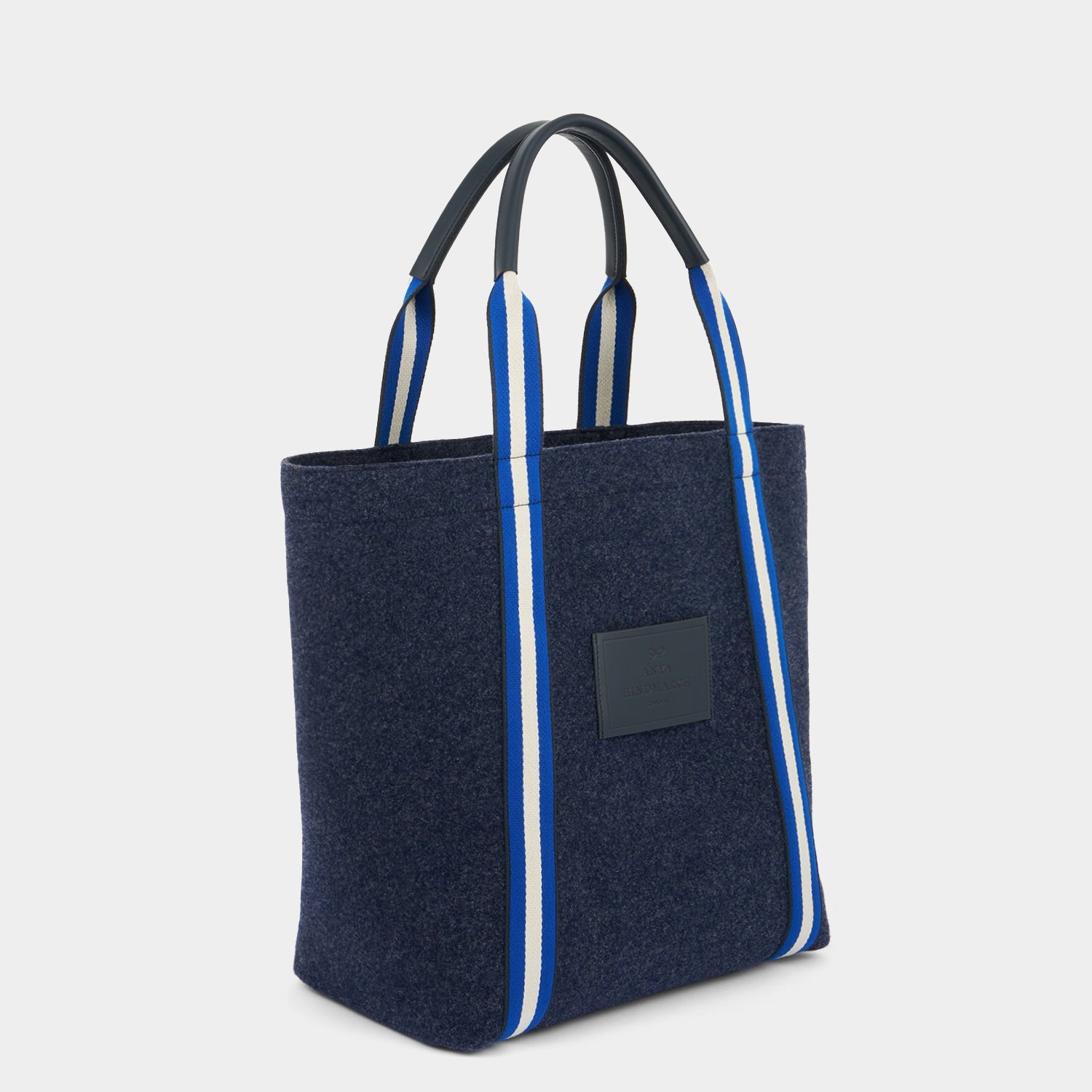 Pont Tote -

          
            Wool Felt in Navy -
          

          Anya Hindmarch US
