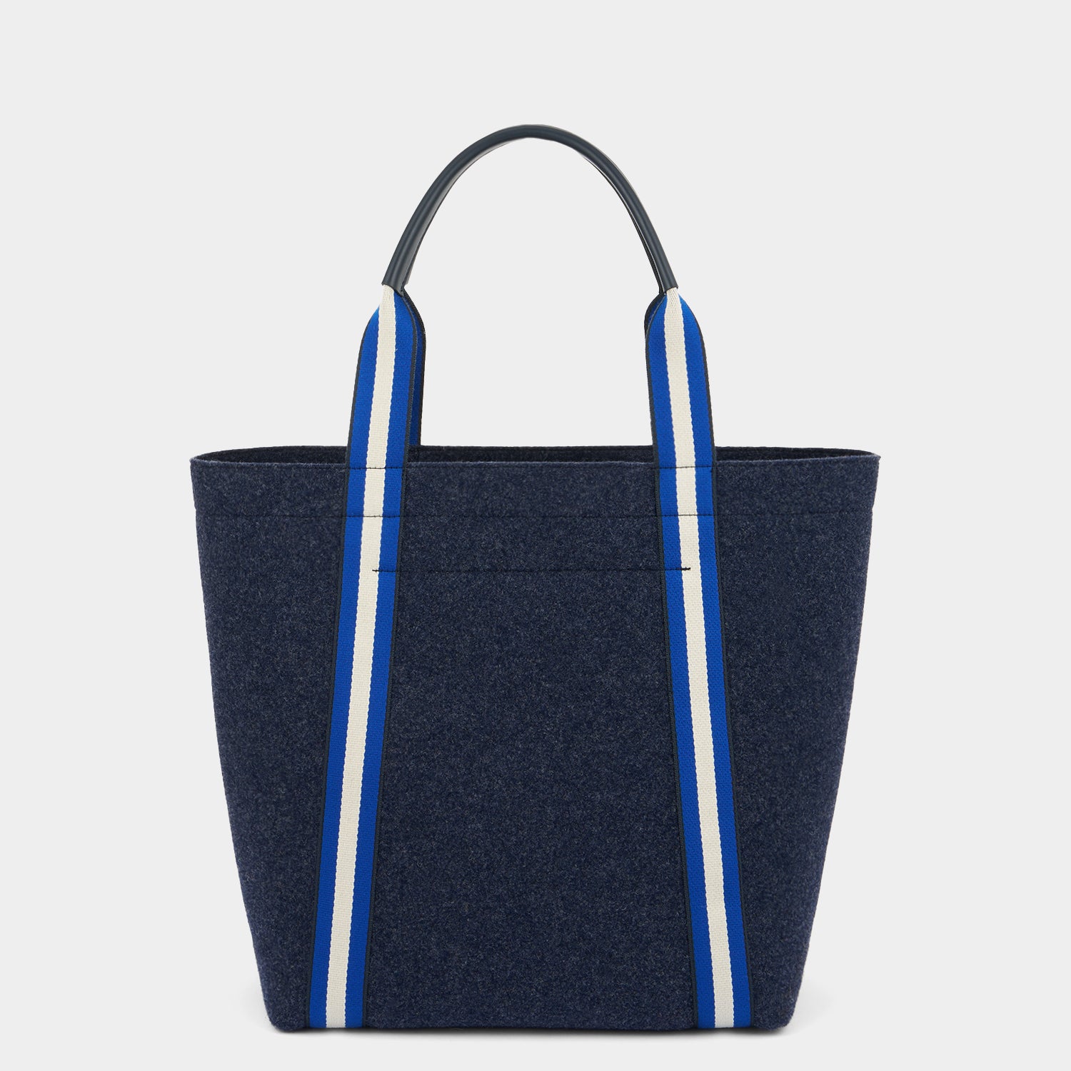 Pont Tote -

          
            Wool Felt in Navy -
          

          Anya Hindmarch US
