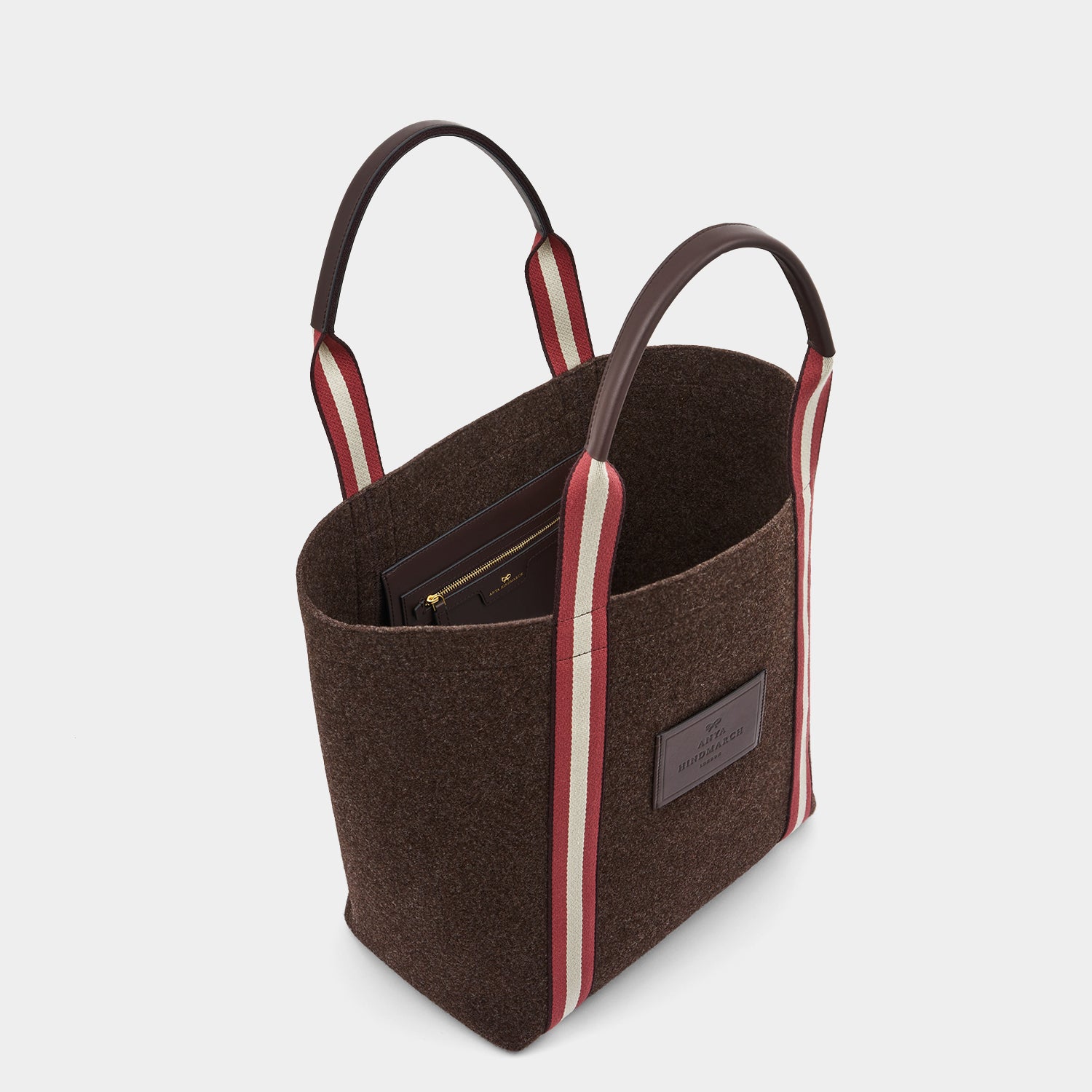 Pont Tote -

          
            Wool Felt in Truffle -
          

          Anya Hindmarch US
