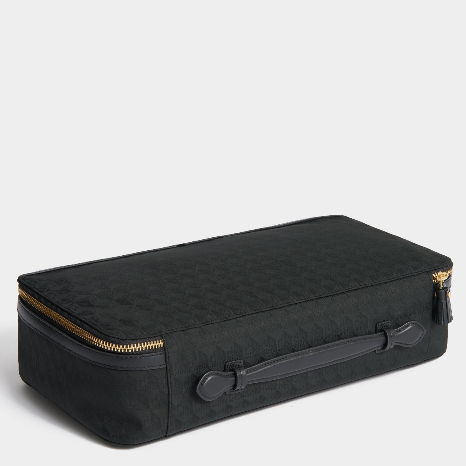 Logo Hair Kit Travel Pouch -

          
            Jacquard Nylon in Black -
          

          Anya Hindmarch US
