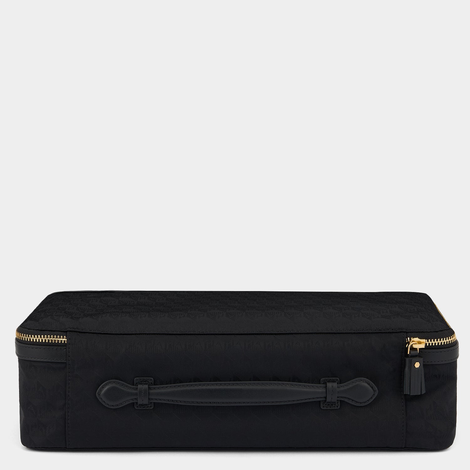 Logo Hair Kit Travel Pouch -

          
            Jacquard Nylon in Black -
          

          Anya Hindmarch US
