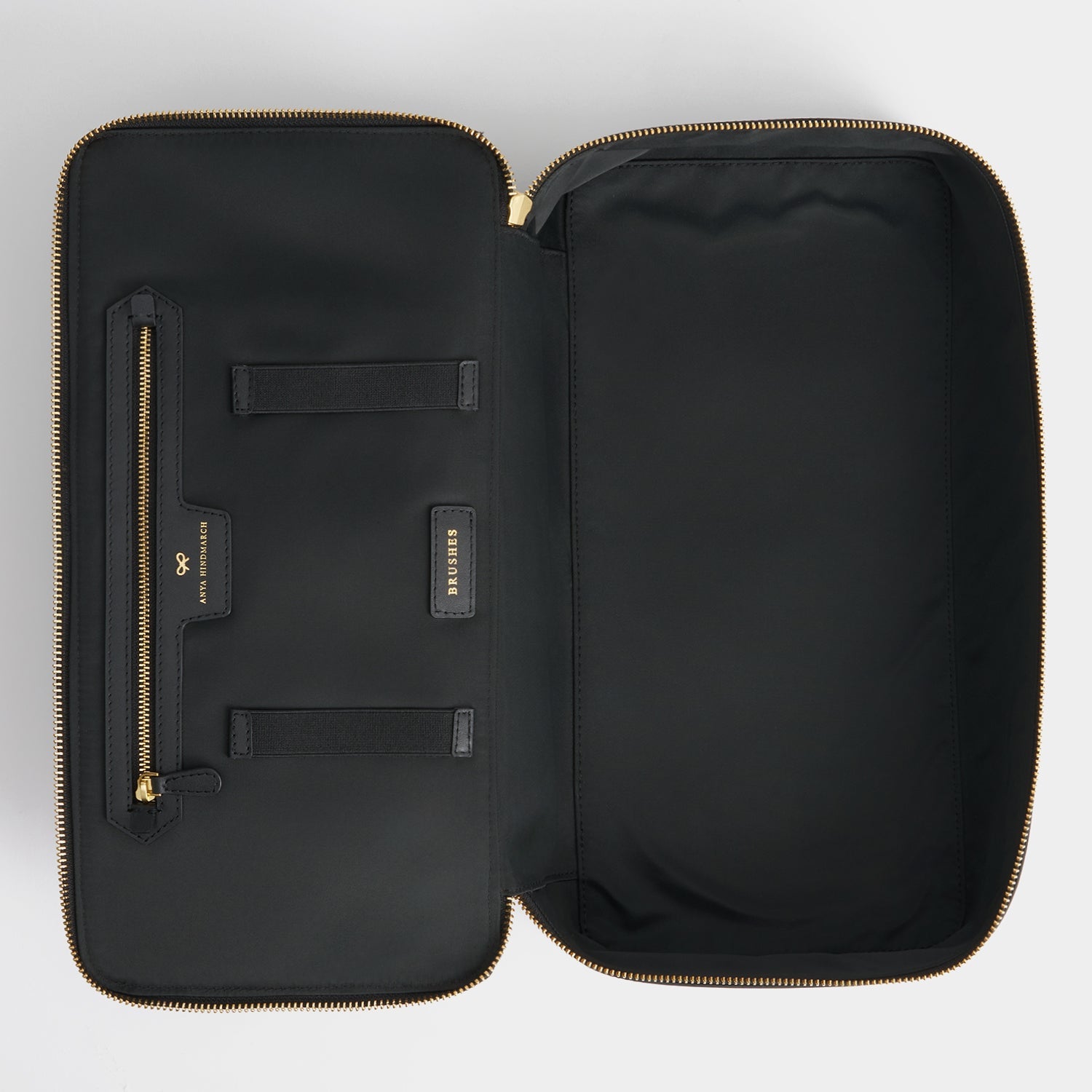 Logo Hair Kit Travel Pouch -

          
            Jacquard Nylon in Black -
          

          Anya Hindmarch US
