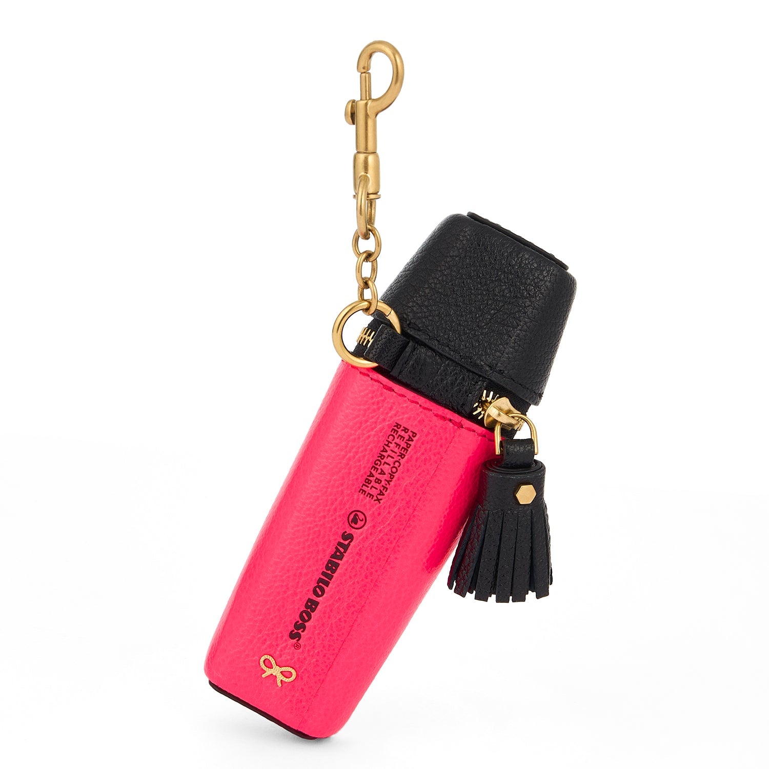 Anya Brands STABILO BOSS ORIGINAL Coin Purse Charm -

          
            Capra Leather in Neon Pink -
          

          Anya Hindmarch US
