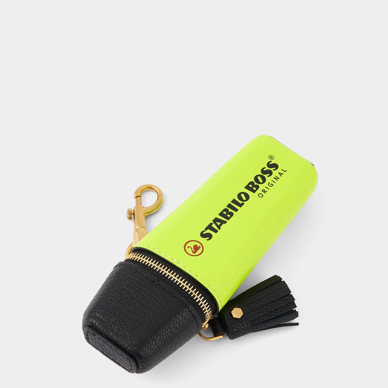 Anya Brands STABILO BOSS ORIGINAL Coin Purse Charm -

          
            Capra Leather in Neon Yellow -
          

          Anya Hindmarch US
