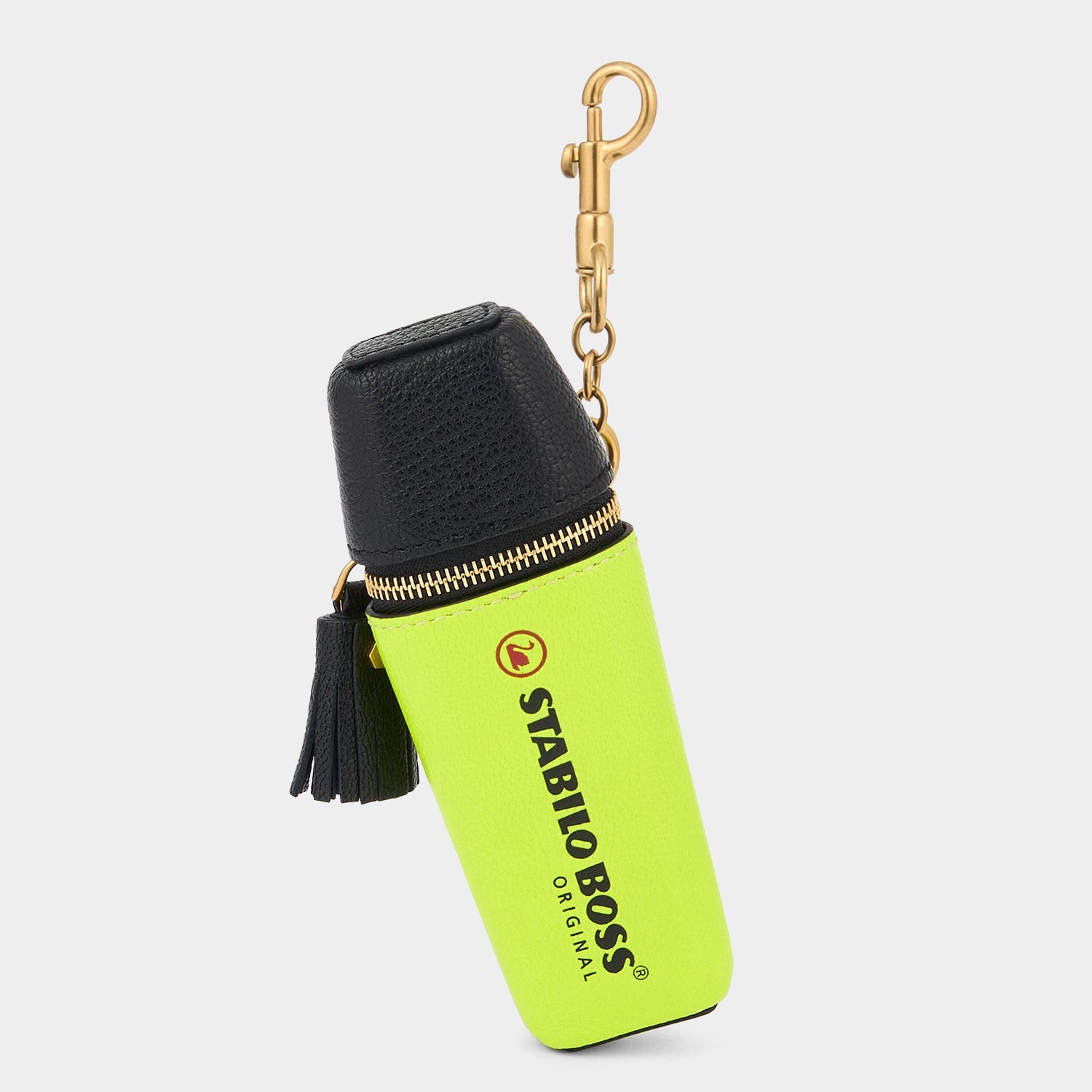 Anya Brands STABILO BOSS ORIGINAL Coin Purse Charm -

          
            Capra Leather in Neon Yellow -
          

          Anya Hindmarch US
