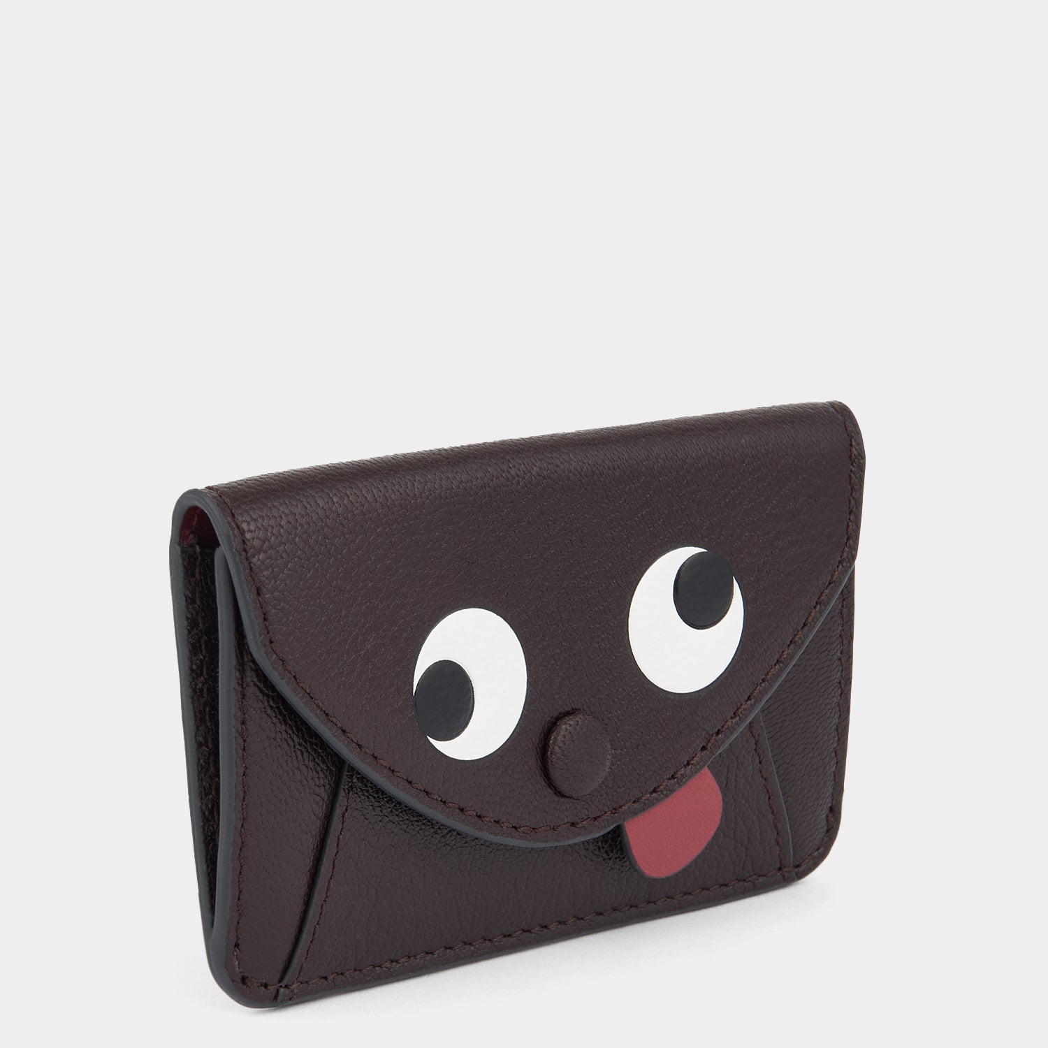 Zany Envelope Card Case -

          
            Capra Leather in Grape -
          

          Anya Hindmarch US
