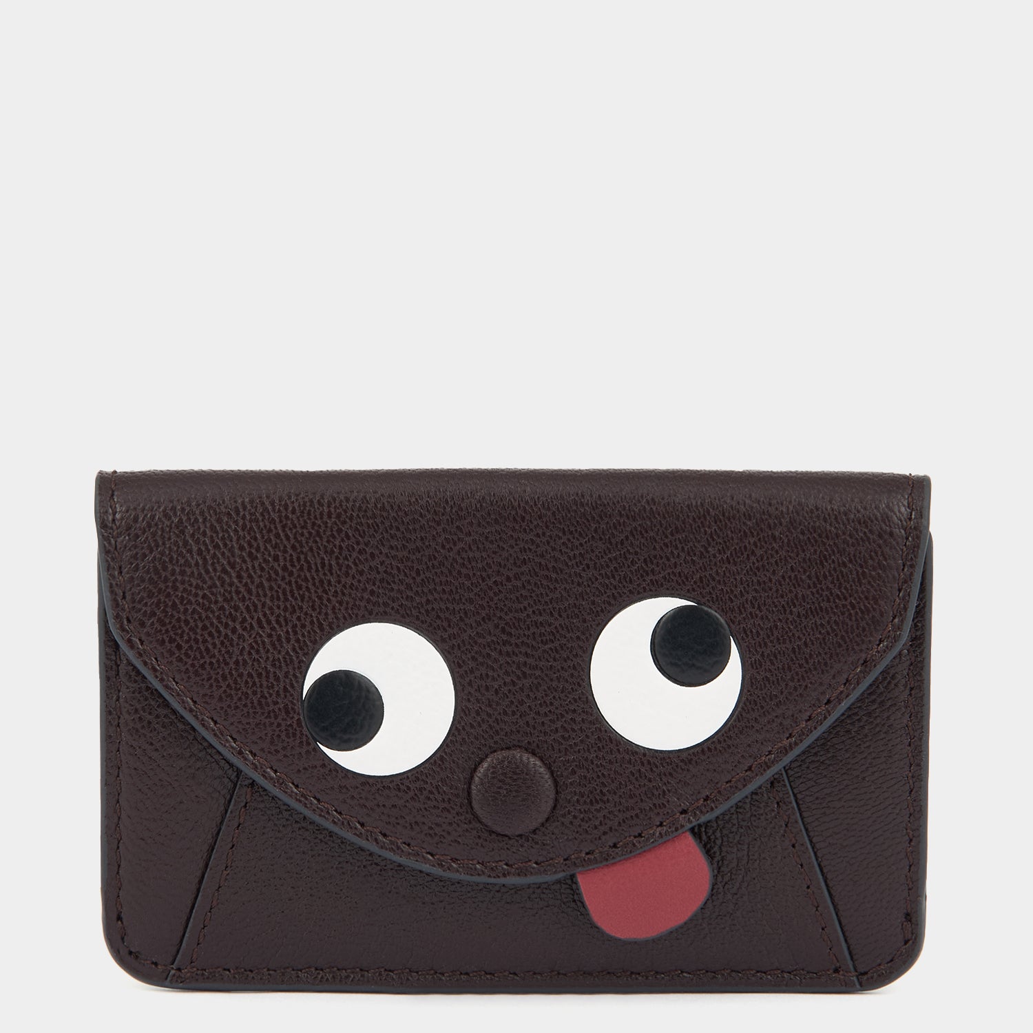 Zany Envelope Card Case -

          
            Capra Leather in Grape -
          

          Anya Hindmarch US
