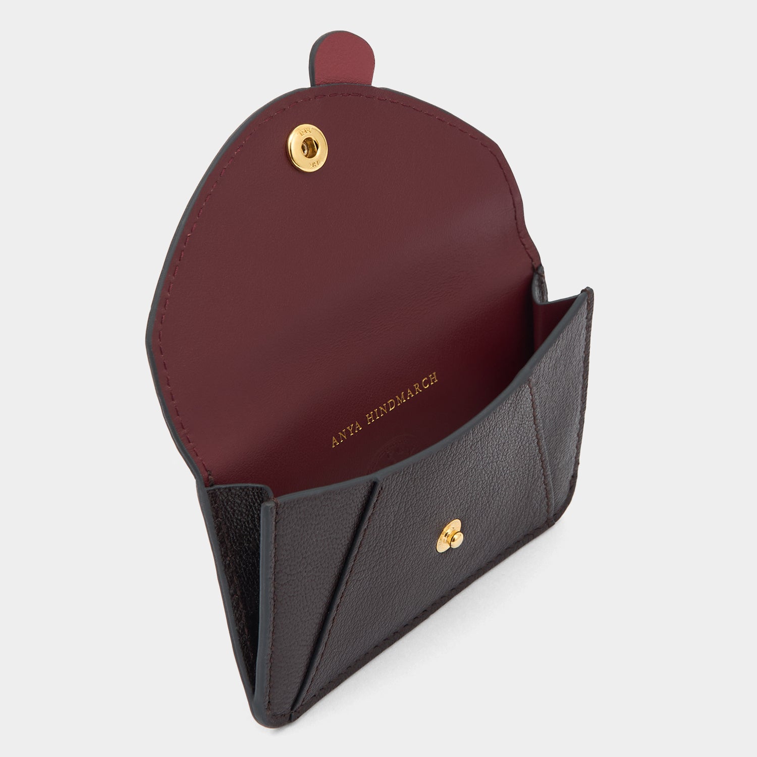 Zany Envelope Card Case -

          
            Capra Leather in Grape -
          

          Anya Hindmarch US
