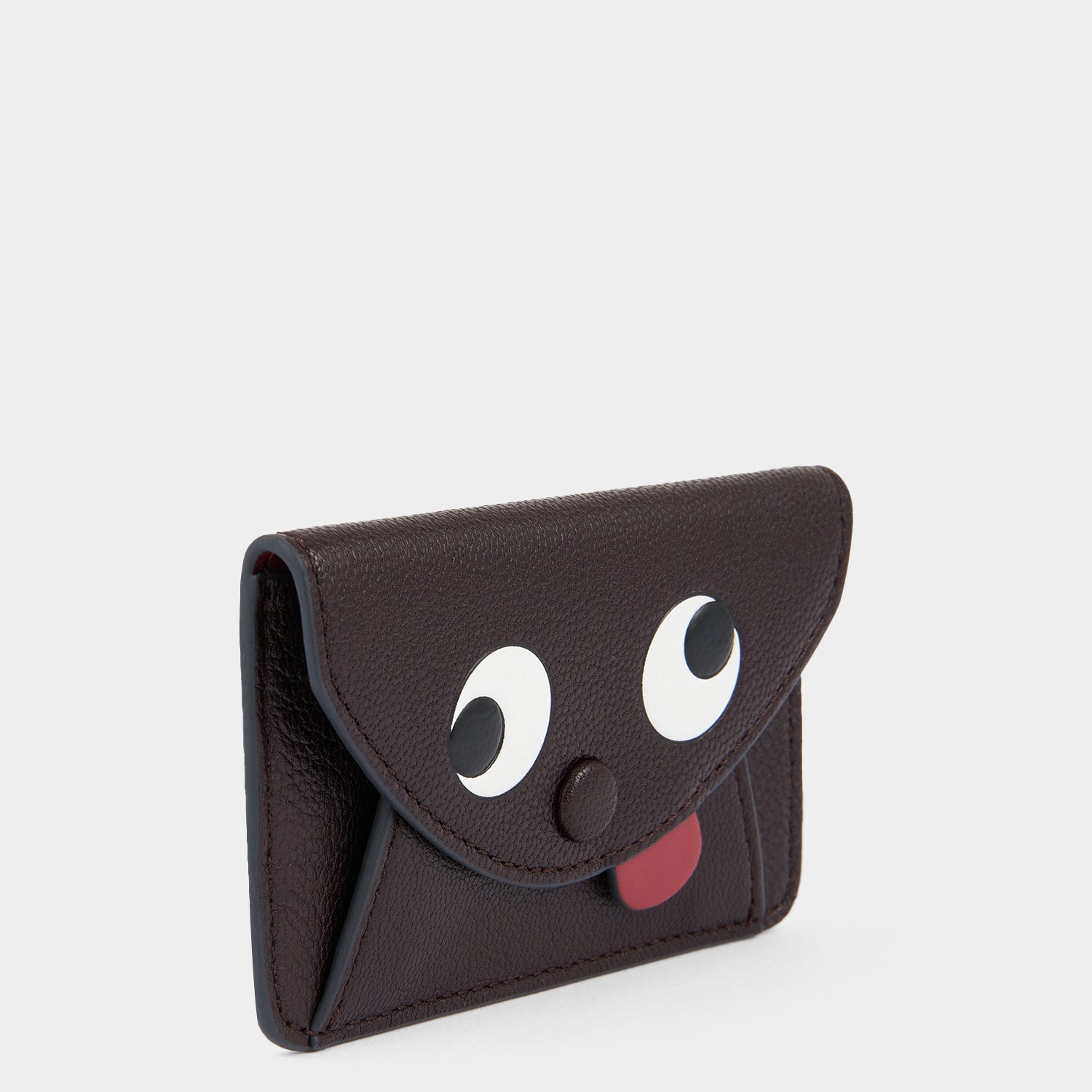 Zany Envelope Purse Sticker -

          
            Capra Leather in Grape -
          

          Anya Hindmarch US
