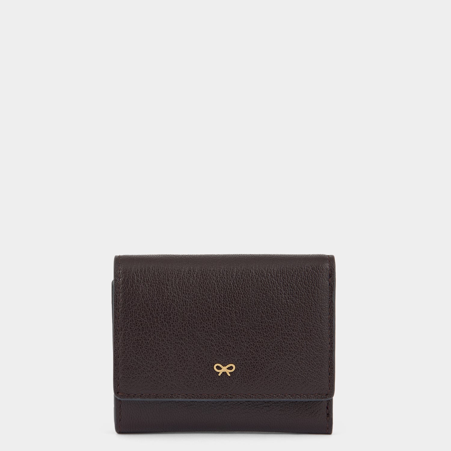 Zany Mini Trifold Wallet -

          
            Capra Leather in Grape -
          

          Anya Hindmarch US
