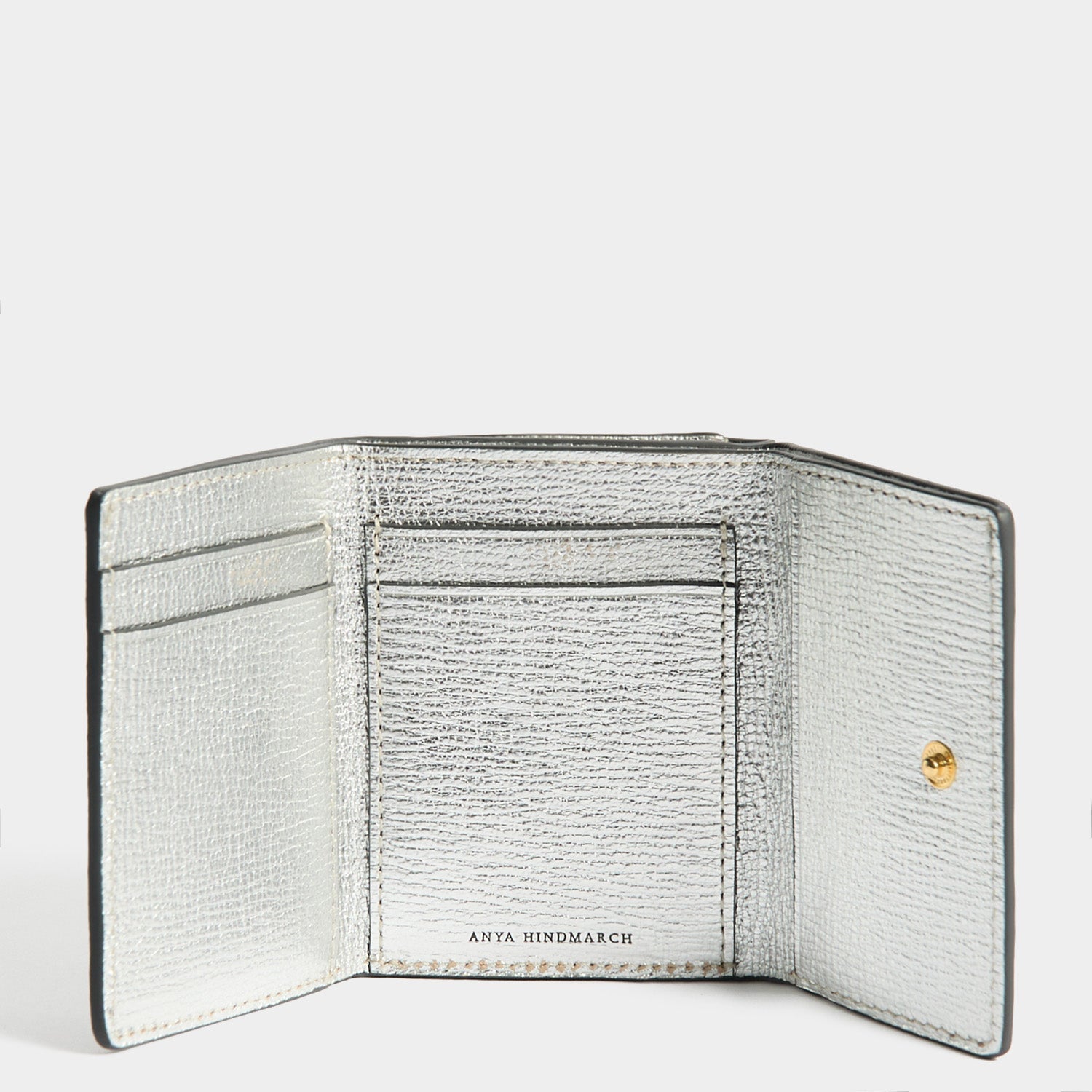 Eyes Mini Trifold Zip Wallet | Anya Hindmarch US