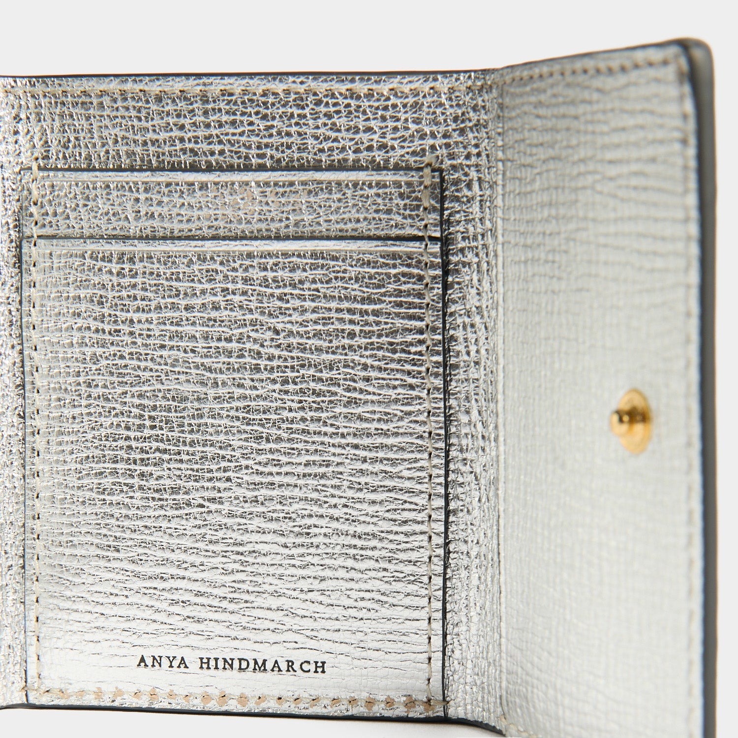 Eyes Mini Trifold Zip Wallet | Anya Hindmarch US