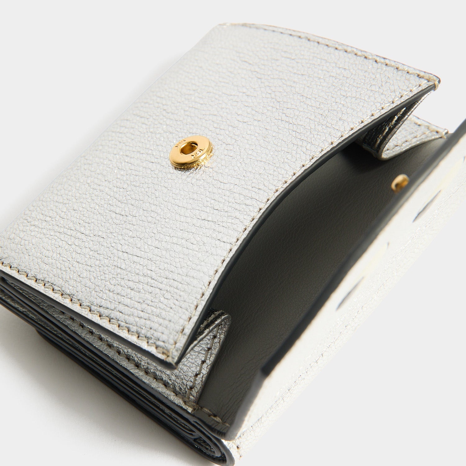 アニヤ　三つ折り財布　Mini Trifold Eyes in Capra Eyes Mini Trifold Zip Wallet | Anya Hindmarch US