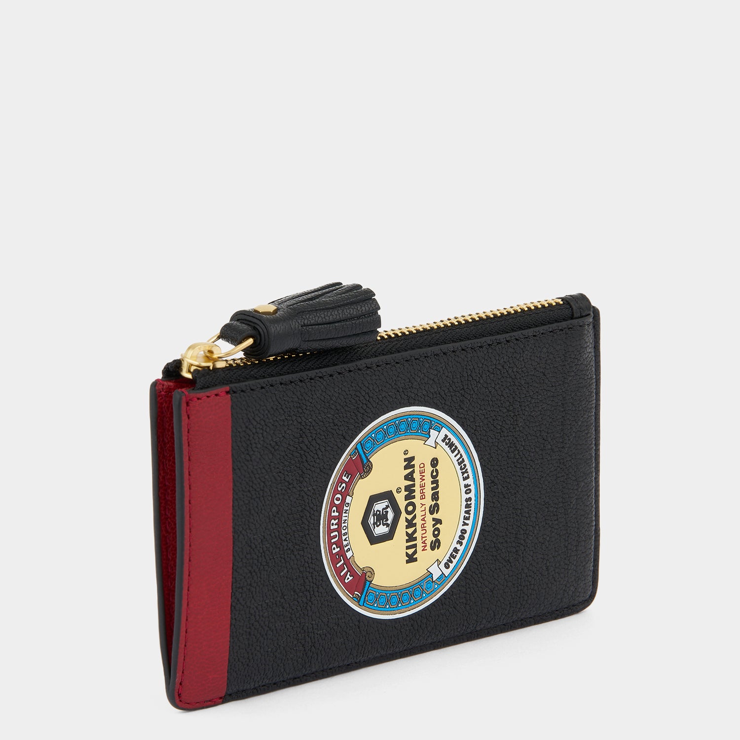 Anya Brands Kikkoman Zip Card Case -

          
            Capra Leather in Vampire -
          

          Anya Hindmarch US
