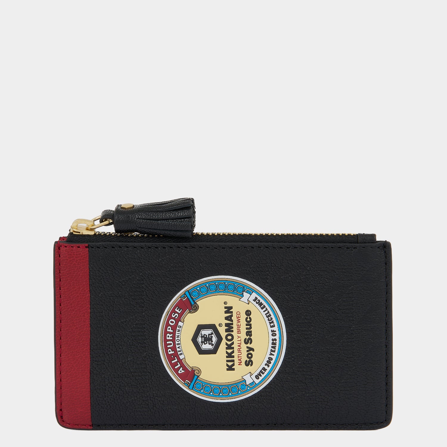 Anya Brands Kikkoman Zip Card Case -

          
            Capra Leather in Vampire -
          

          Anya Hindmarch US
